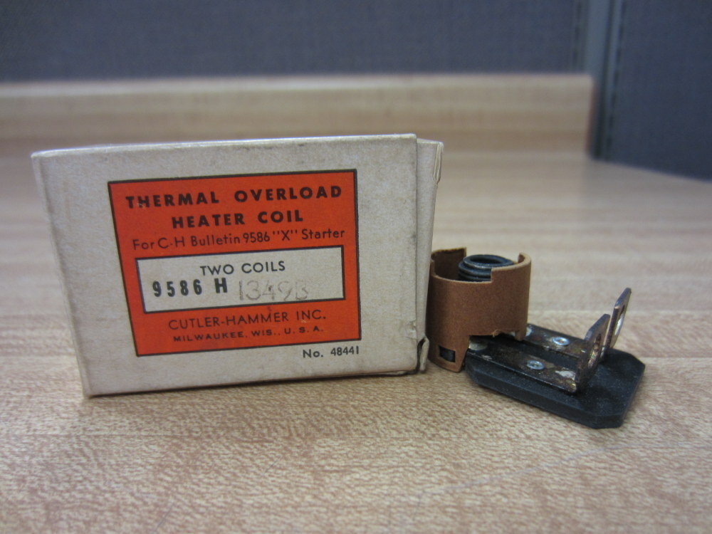 Cutler Hammer 9586H1349B Eaton Overload Relay Heater Element (Pack of 2)