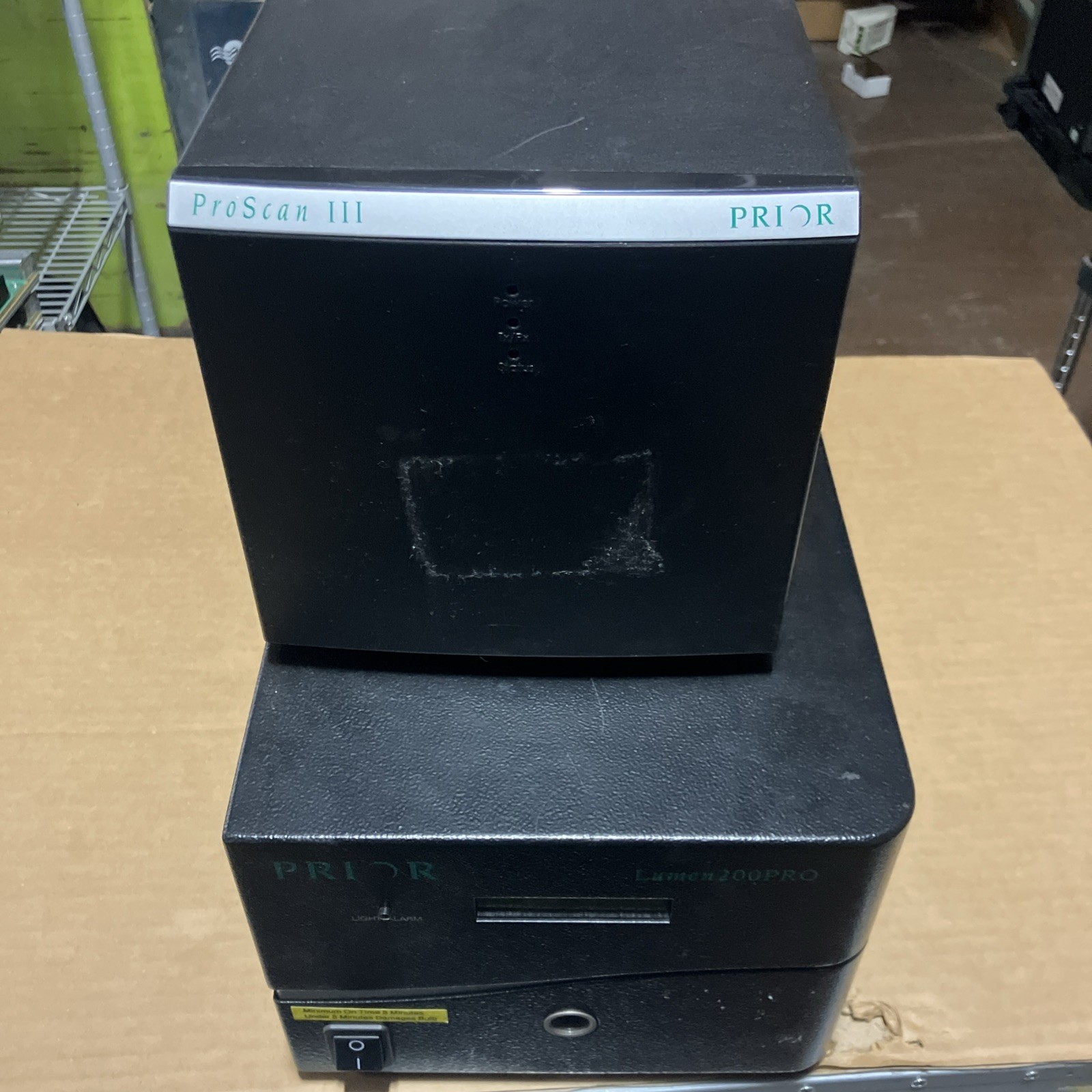 Prior Scientific – ProScan III w/lumen200pro, and Software (see Images)