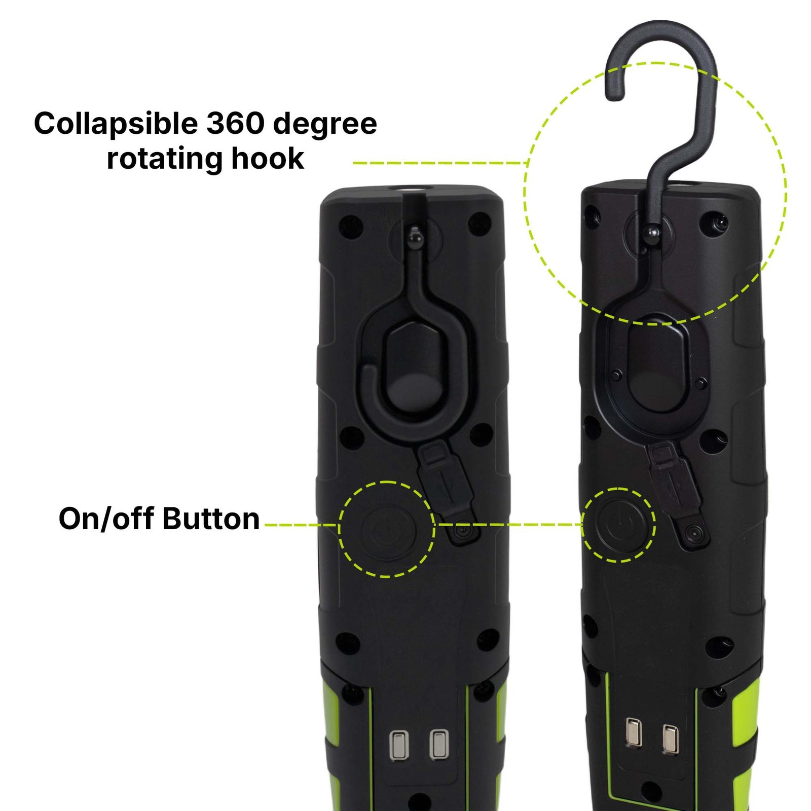 Handheld LED Color Matching & Auto Detailing Light, 500 Lumen, CRI 96, 3 Temp.
