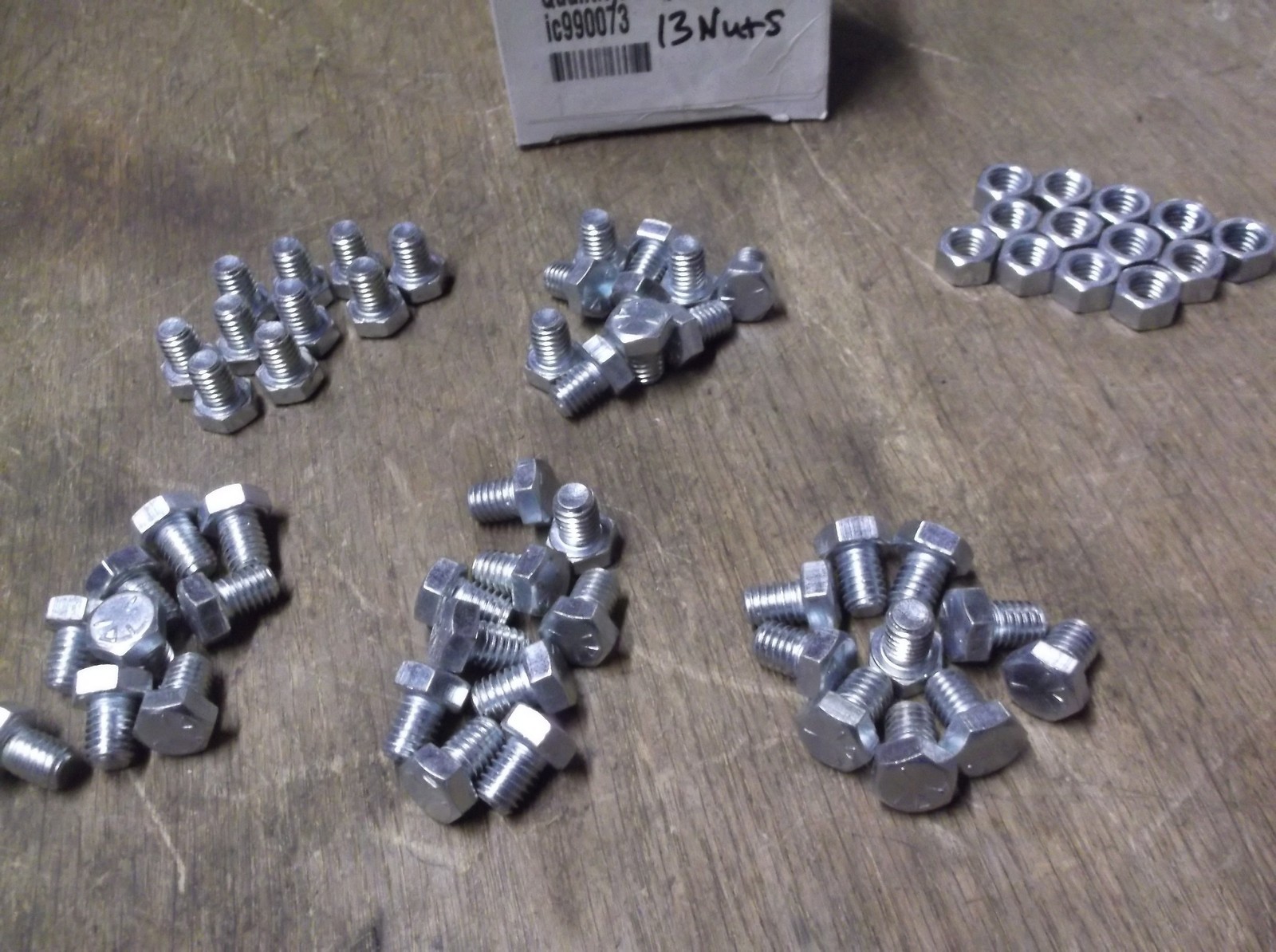 NEW Fastenal 13101 HCS 3/8-16×1/2″ Z5 IC 990073, 49-Bolts, 13-Nuts