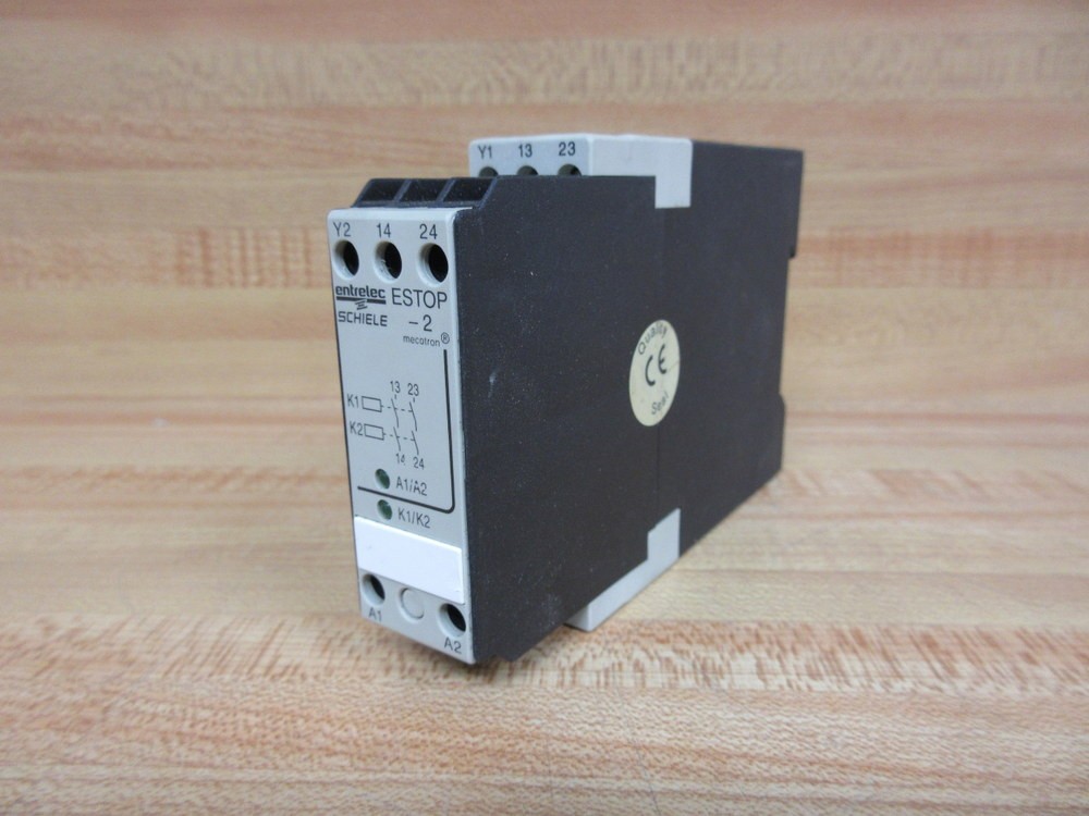 Entrelec Schiele ESTOP-2 Relay 2.450.800.00