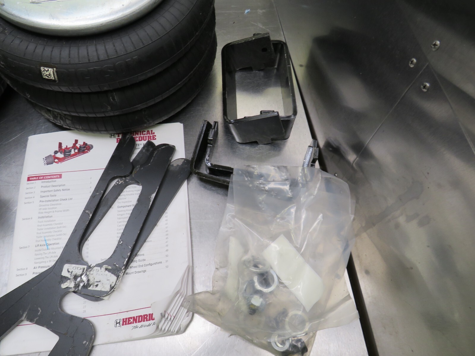 Hendrickson 018320-01 EXS13 Adjustable Steerable Auxiliary Suspension System