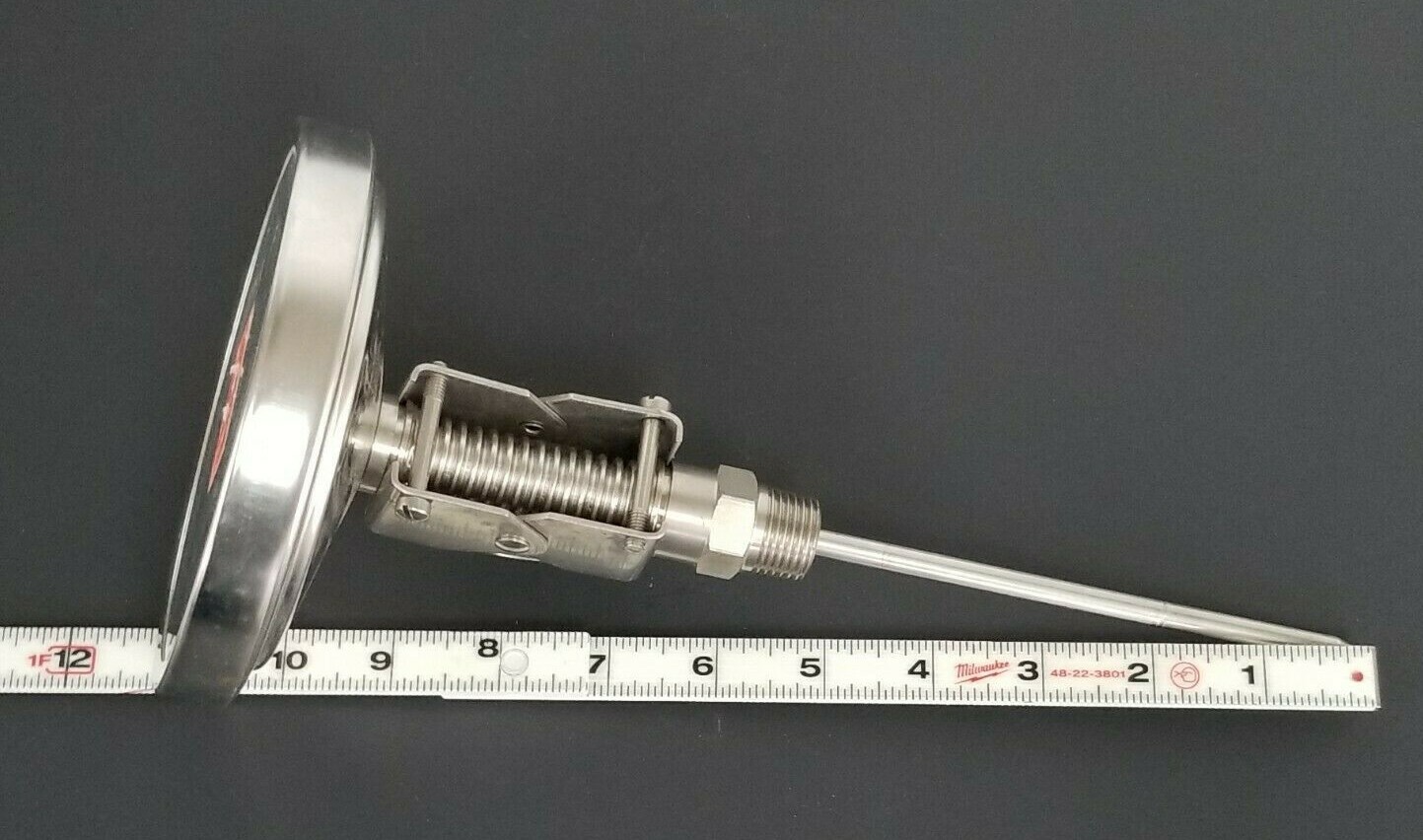 NEW TEL-TRU 7236040 THERMOMETER 0-250 DEG. F / -20-120 DEG. C
