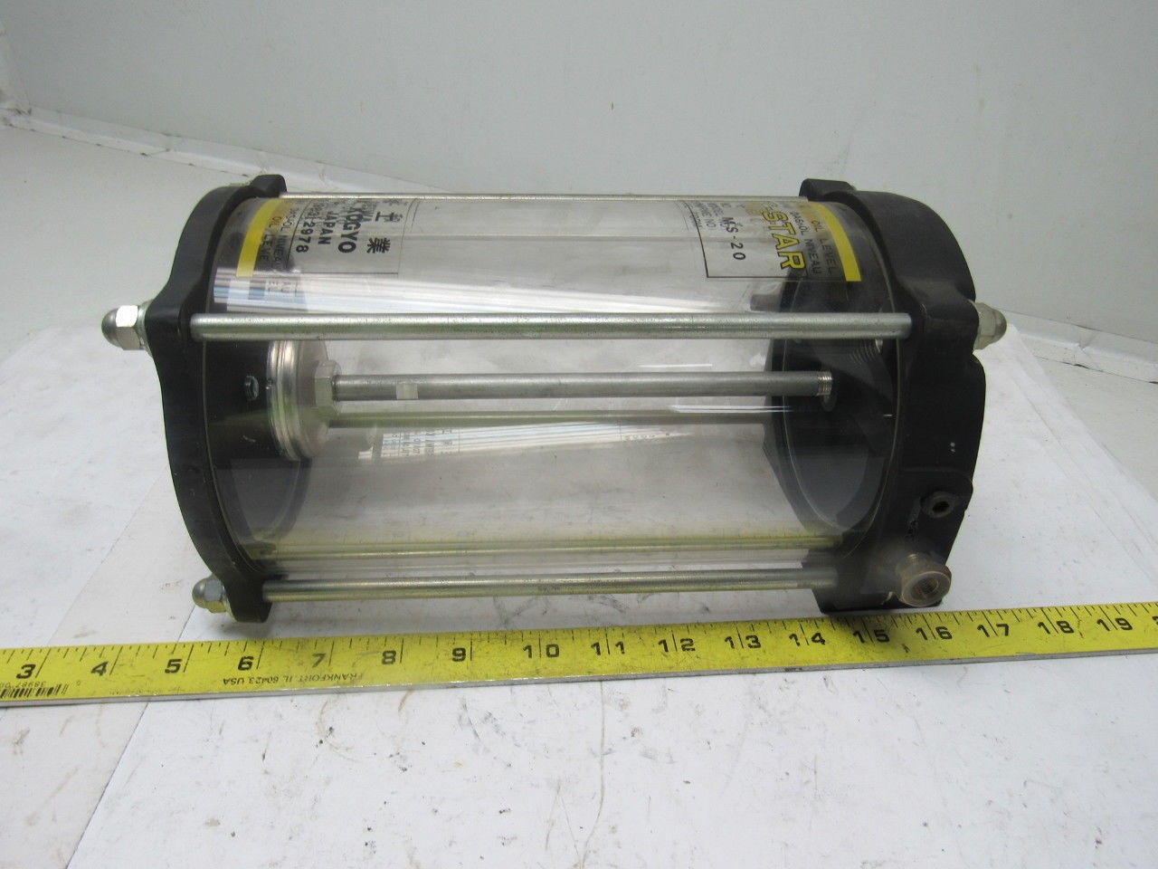 Seiwa Kogyo MS-20 Mist Star Oil Mister Tank Reservoir Lubricator 1/4″ NPT Ports