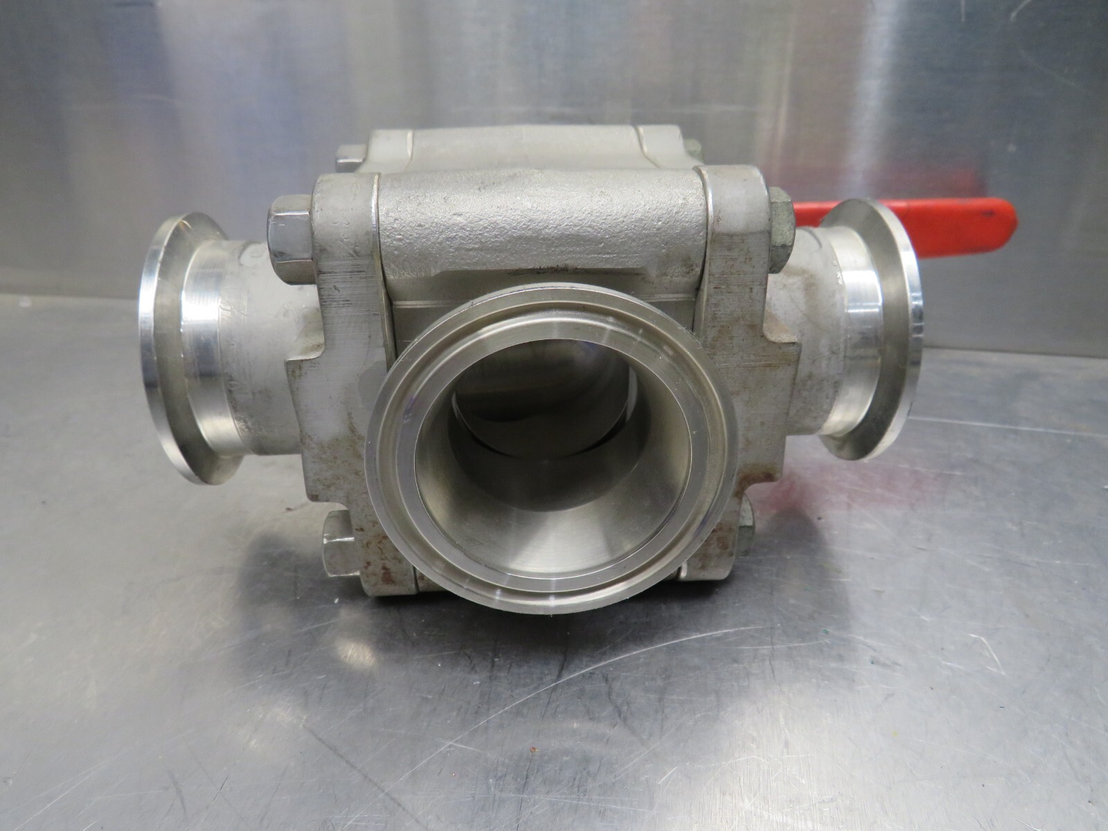 Worcester 2″ TWK 4466T TC V2 3 Way SS Ball Valve