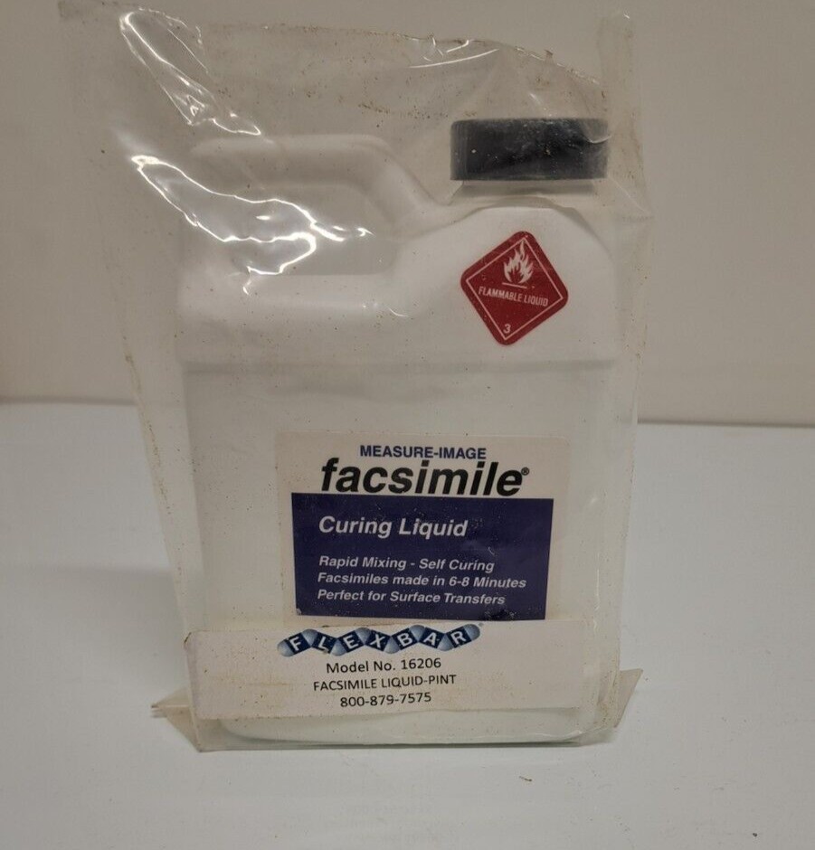 Flexbar 16206 Casting Facsimile Liquid 1 Pint Can Curing Liquid
