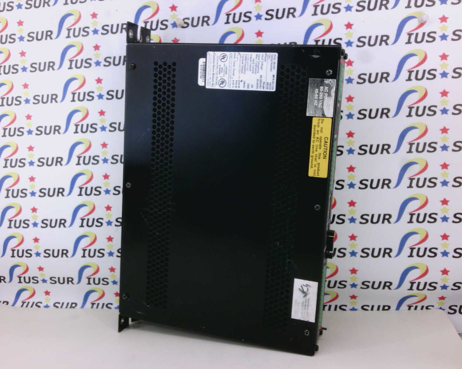 USSP Parker MPA-03-124 Servo Motor AC Power 80-260 VAC 45-65 HZ