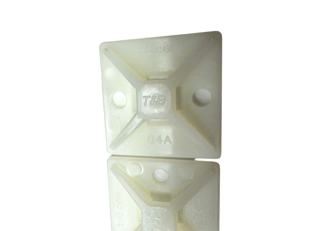 (Pack of 100) Thomas & Betts TC5345A Adhesive Backed Mounting Base