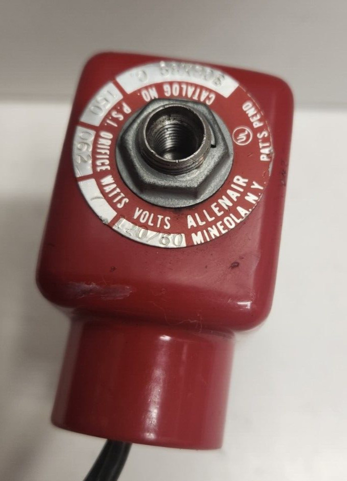 GUARANTEED! ALLENAIR 120V 150 PSI SOLENOID VALVE 3CBX8S-C