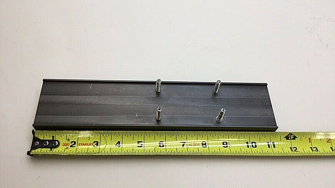 TMC SP 9064906 C 20 Al. Heater Plate H280 11-1/4″ L x 2-9/16″ W 4 M6 Mtg Studs