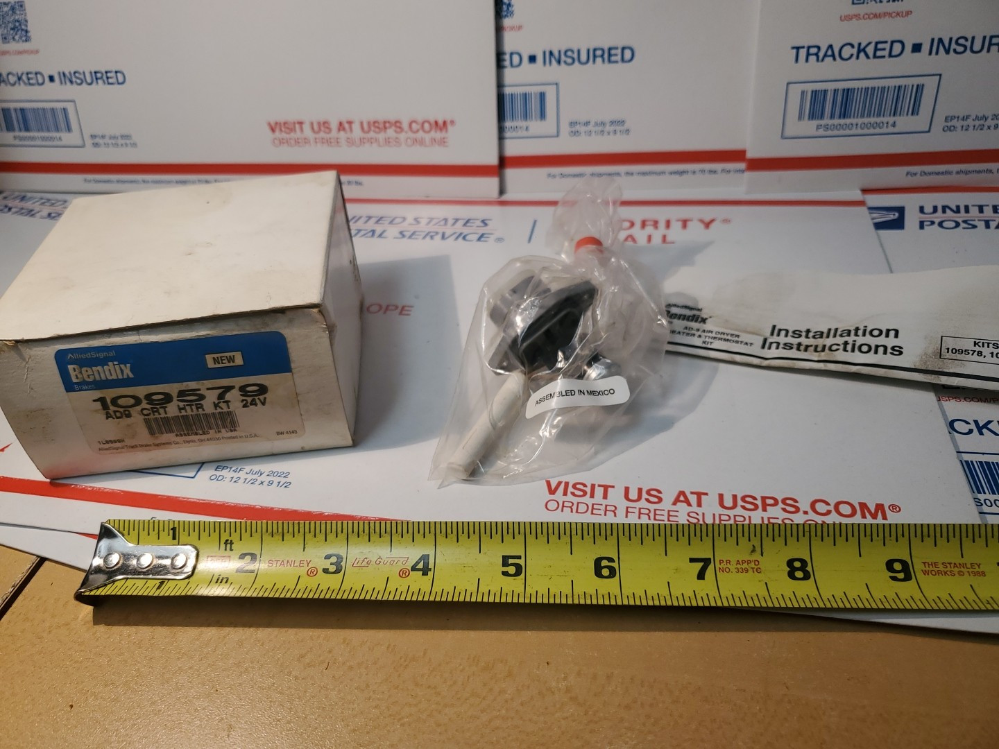 Bendix Heater/Thermo Kit 24V BW-204-M 246671 109579 Heater Only NO Gasket, G2
