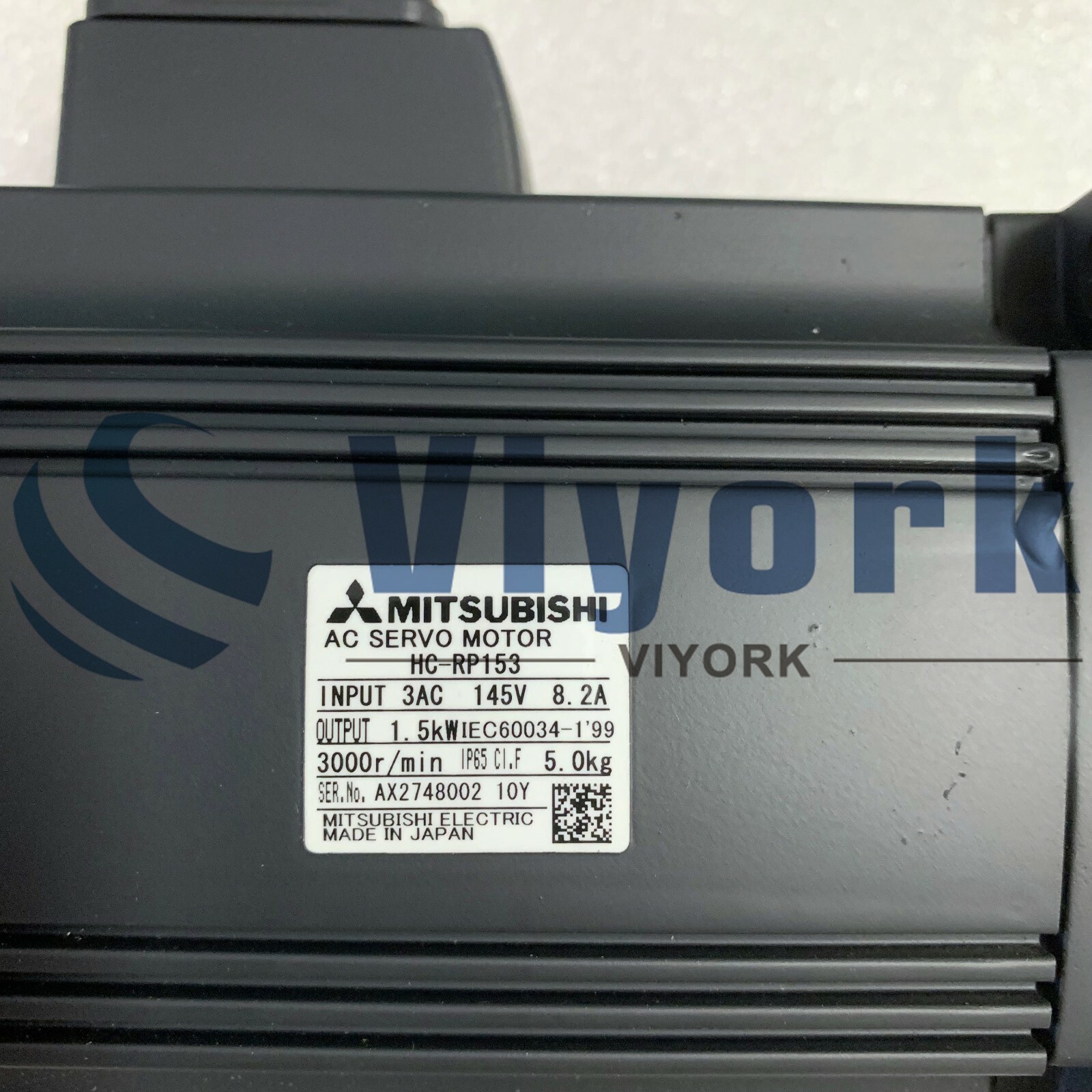 Mitsubishi HC-RP153 AC SERVO MOTOR SRVMTR 1.5KW 3000RPM NEW