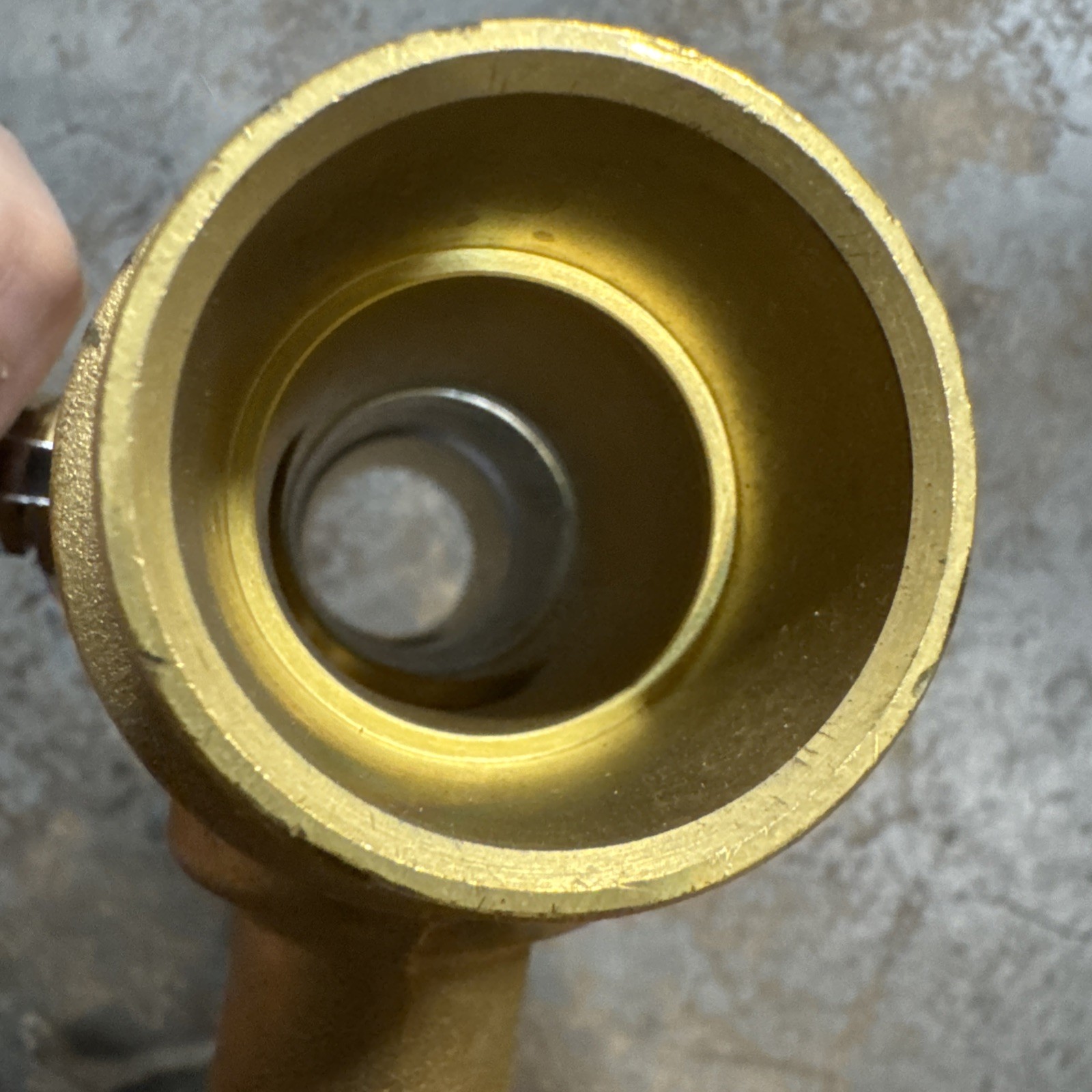 Webstone H-58653 1-1/4″ x 3/4″ SWT Brass Purge Tee Full Port Ball Valve