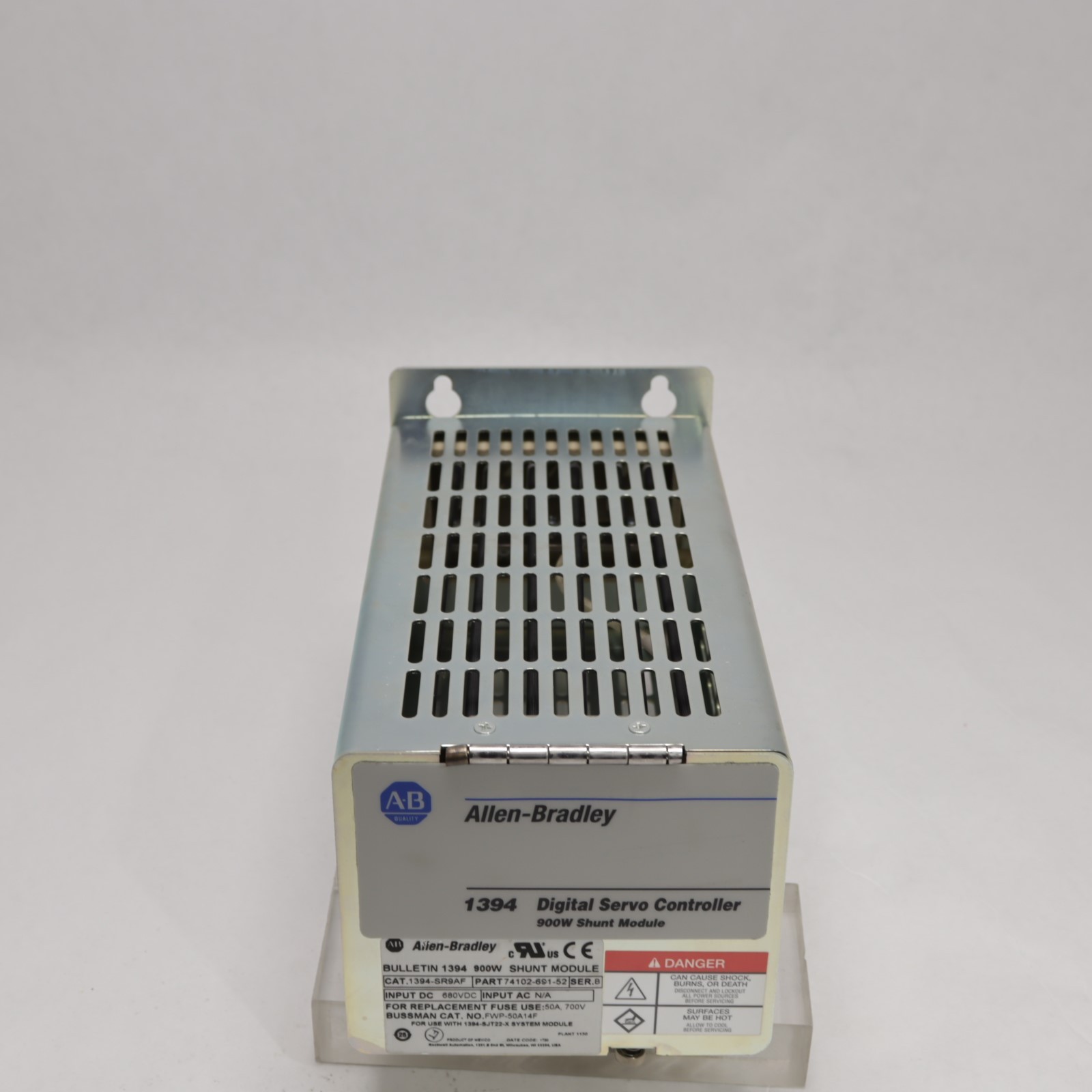 ALLEN BRADLEY SERVO CONTROLLER SHUNT MODULE 1394-SR9AF
