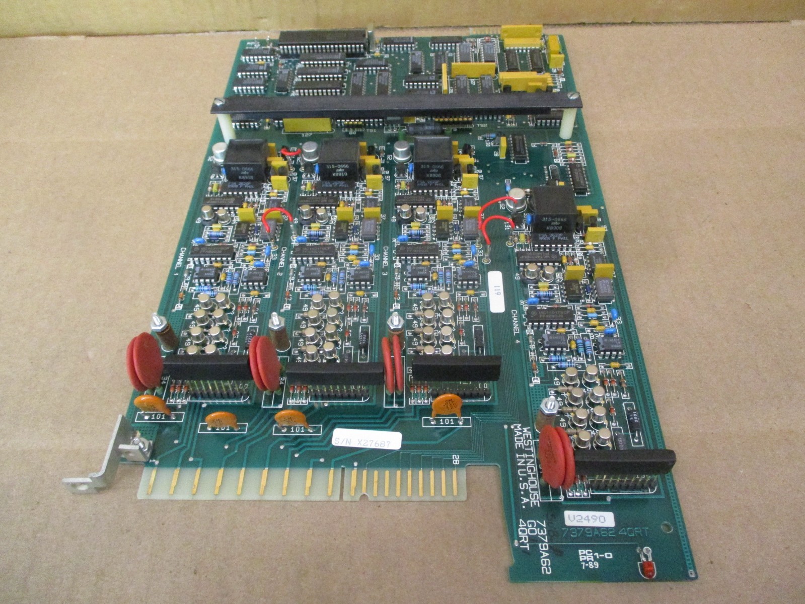 Westinghouse 7379A62 G01 4QRT1 SUB P PCPR-1-0 53064HI