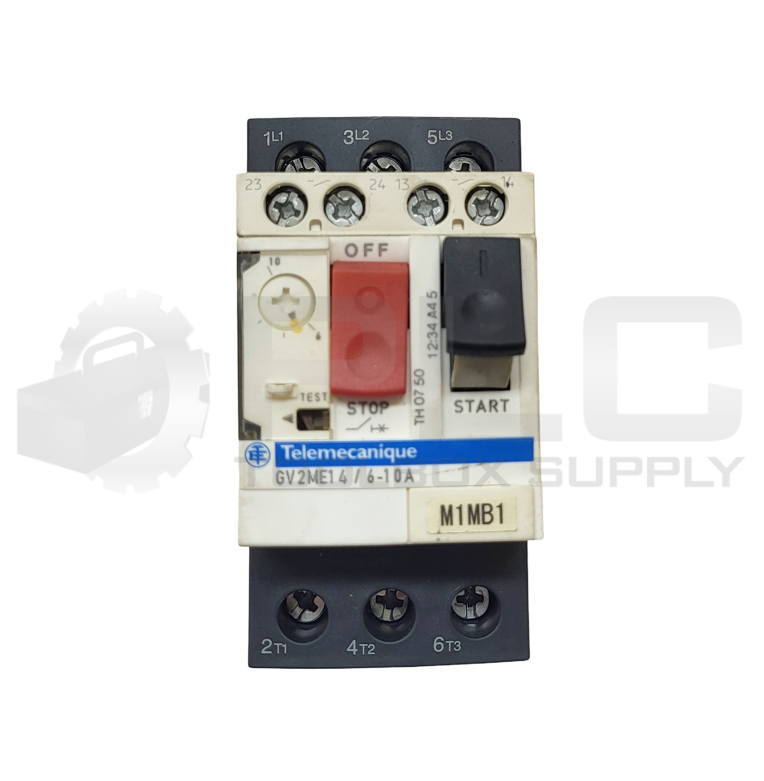 LOT OF 2 TELEMECANIQUE GV2ME14 MANUAL MOTOR STARTER 6-10A