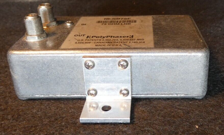 Used PolyPhaser IS-SB75F 50 Ohm LNB