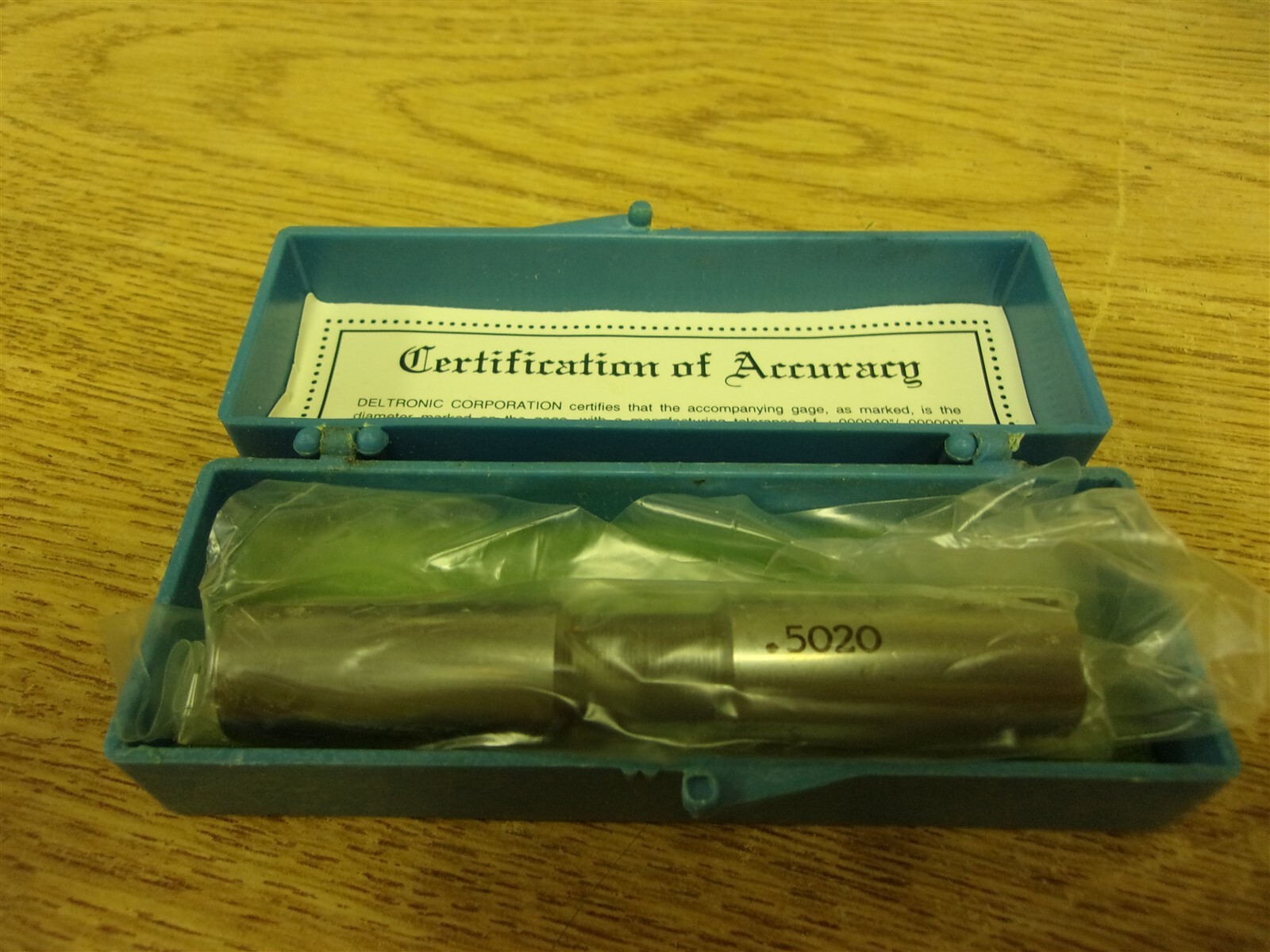 NEW Deltronic Pin Plug Gage Gauge .5020 *FREE SHIPPING*