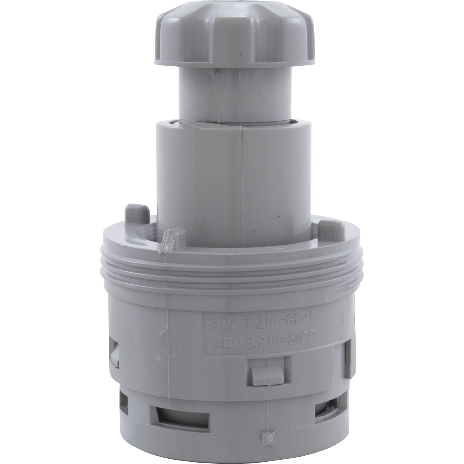 Waterway Plastics 210-6047 Poly Adjustable Spa Jet Internal – Gray