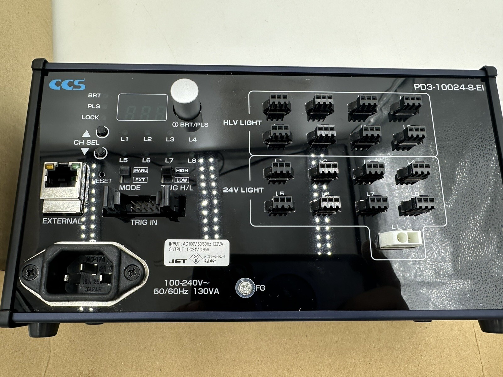 CCS PD3-10024-8-EI Digital Control Unit for LED Light Units 8-Chan 24VDC NEW OEM