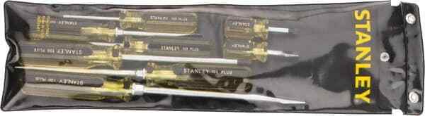 Stanley 66-158-A 8 Piece Screwdriver Set: Phillips, Slotted & Stubby Bit Sizes