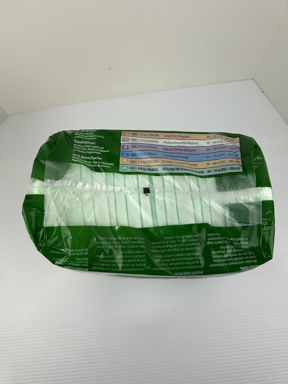 FitRight Optifit Briefs 2XL Ultra Adult Diapers – 60 to 70 Inches – Pack of 20