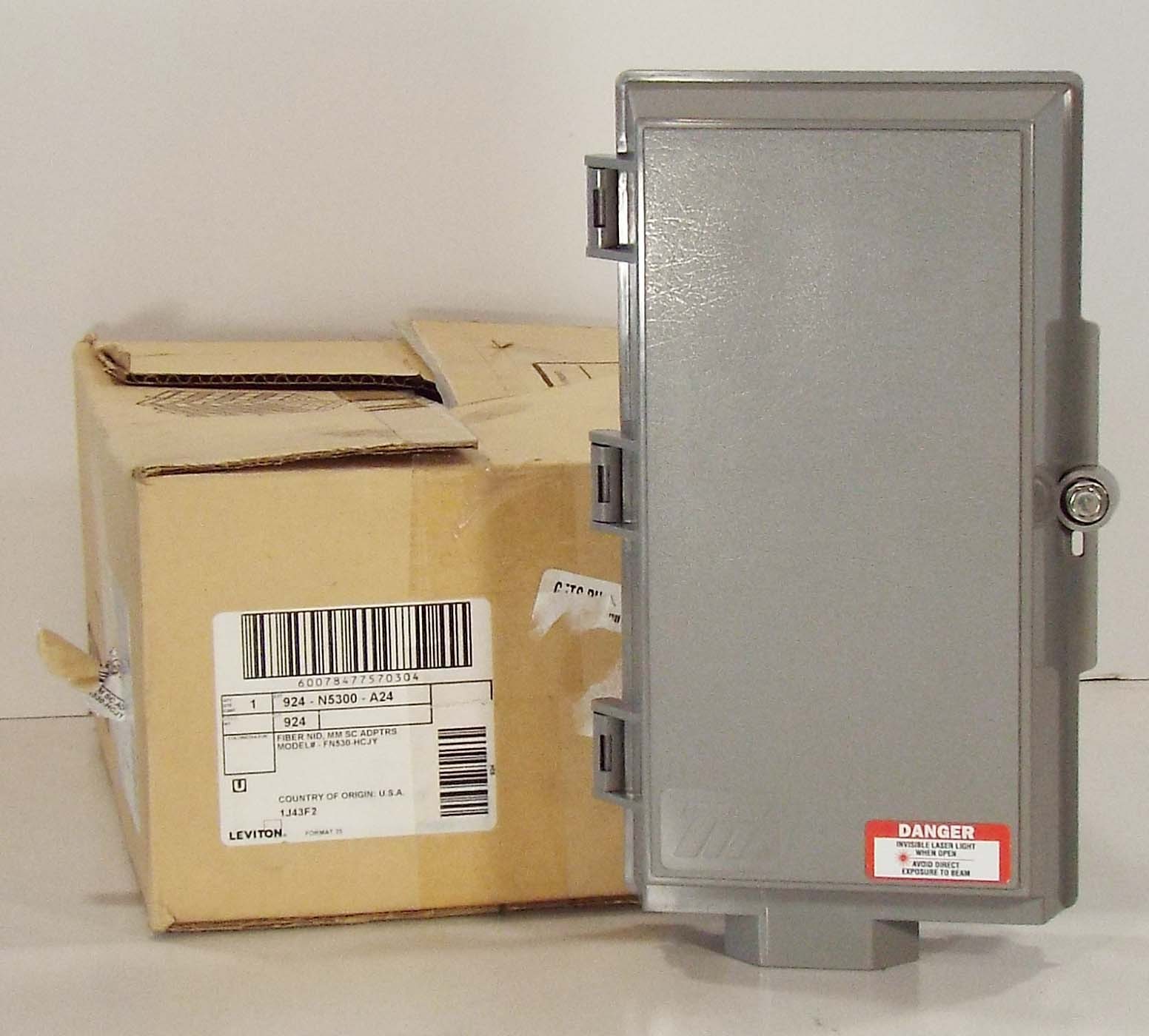 1 NEW LEVITON 924-N5300-A24 FIBER NID, MM ADPTRS NIB ***MAKE OFFER***