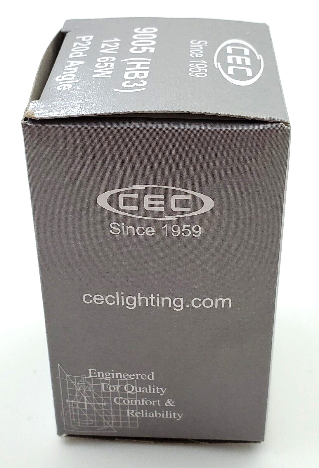 CEC 9005 HB3 12 Volt 65 Watt P20d Angle Base Halogen Automotive Lamp