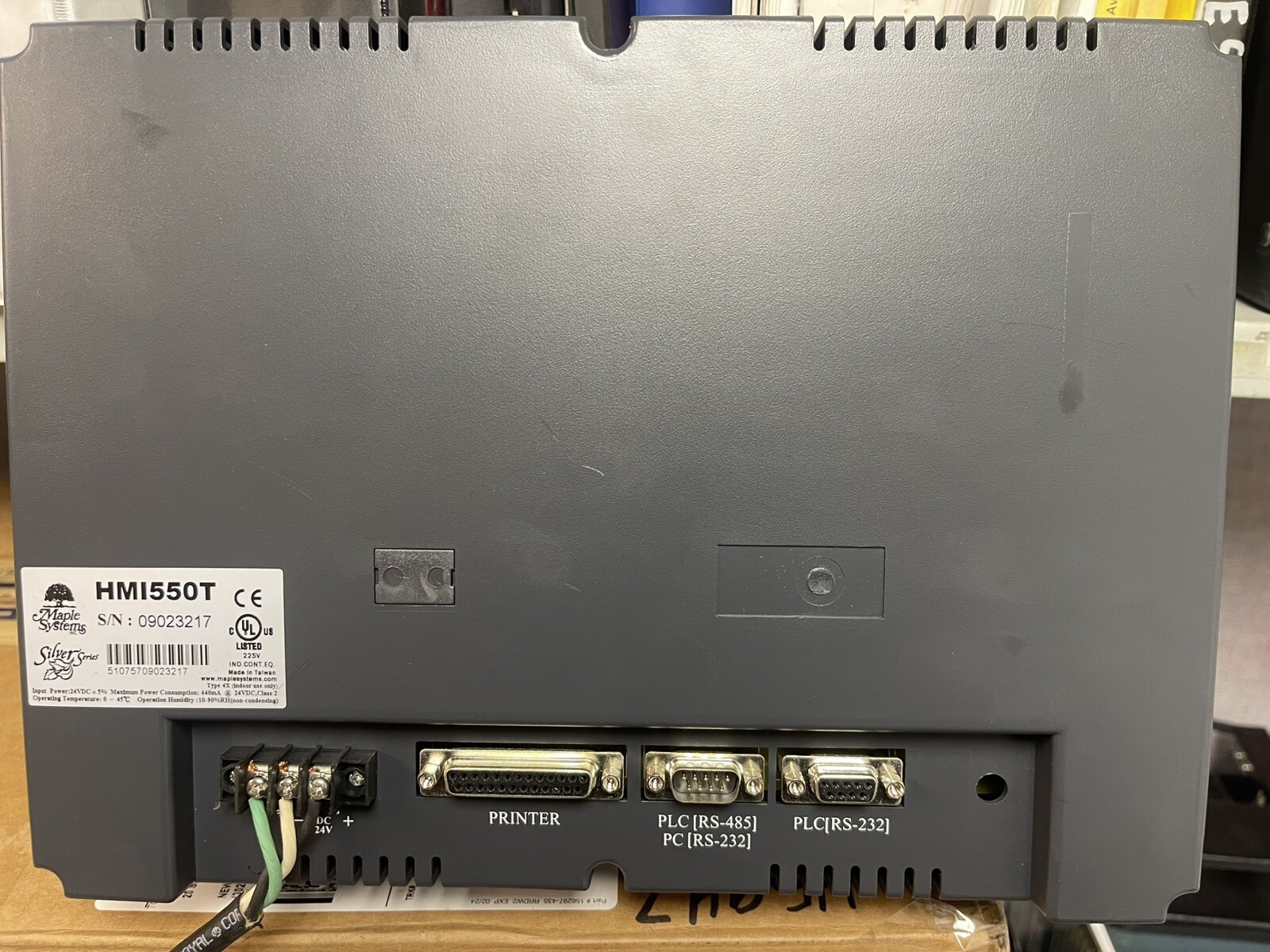 Maple Systems HMI550T Graphic Touchscreen Terminal 10.4″ 256 Color TFT LCD HMI