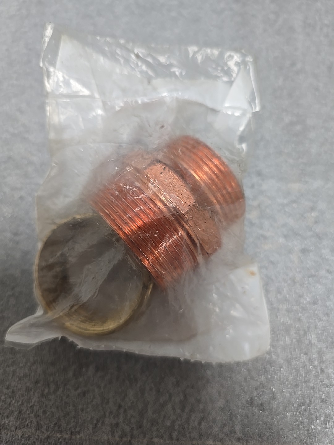 Nibco #904-7 Copper 1-1/2″ x 1-1/4″ Ma. Trap Adapter; Qty: 1