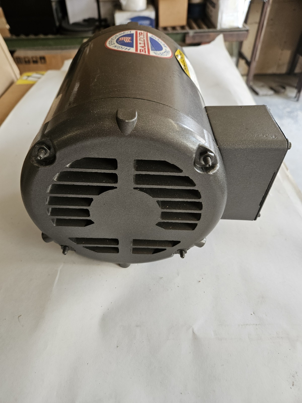1HP BALDOR MOTOR M3116T-5 1750 RPM 3 PHASE 575V FRAME 56