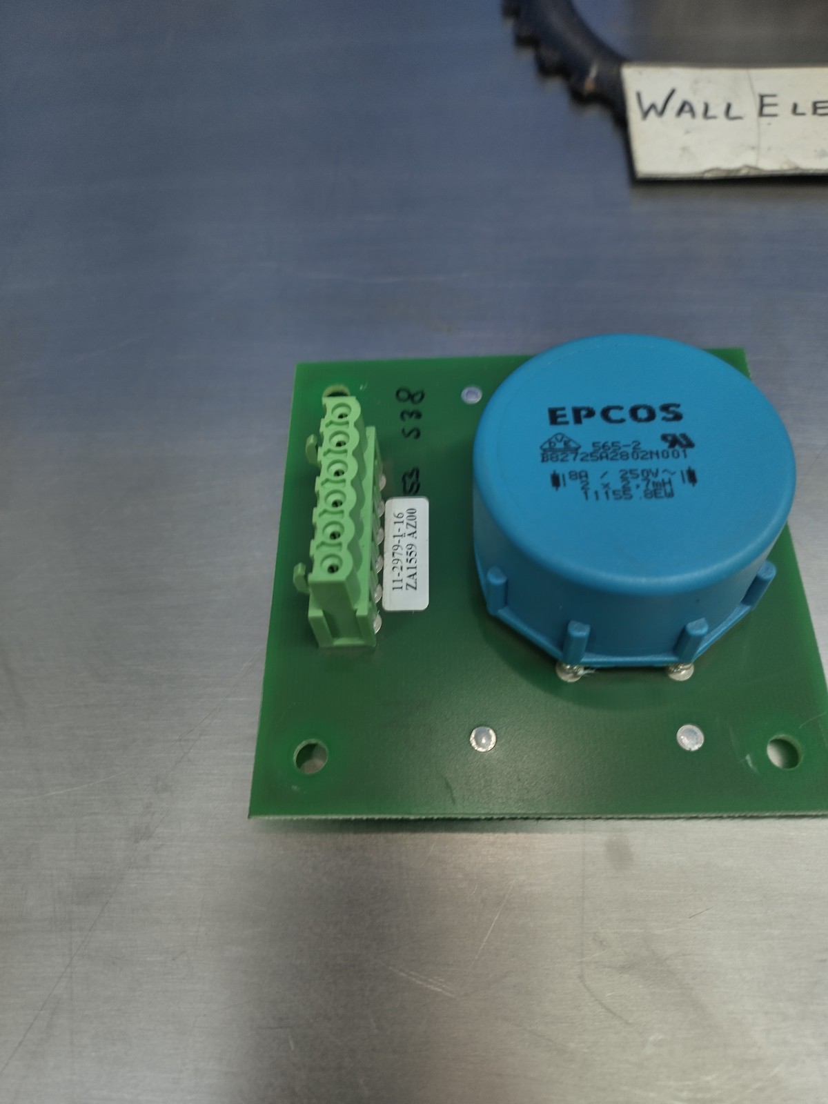 Tucker ZA1559 Capacitor Board 11-2979-1-16 Epcos 565-2