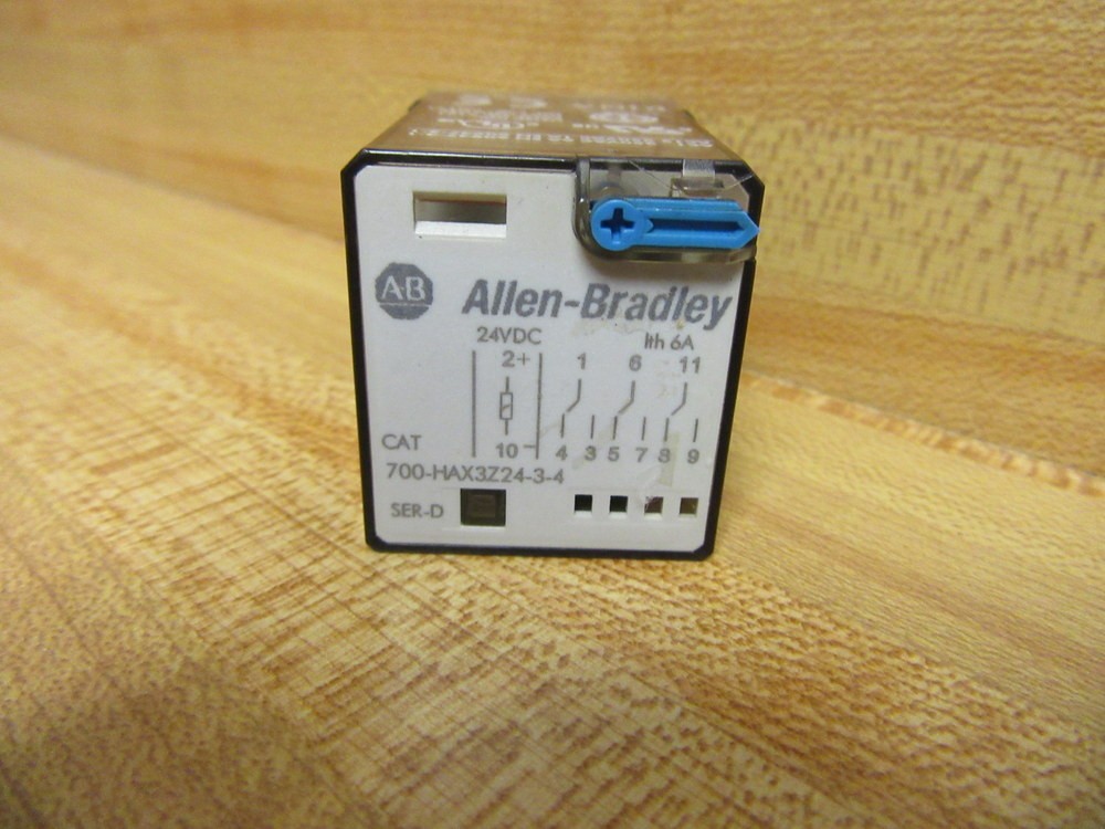 Allen Bradley 700-HAX3Z24-3-4-24VDC Relay 700-HAX3Z24-3-4