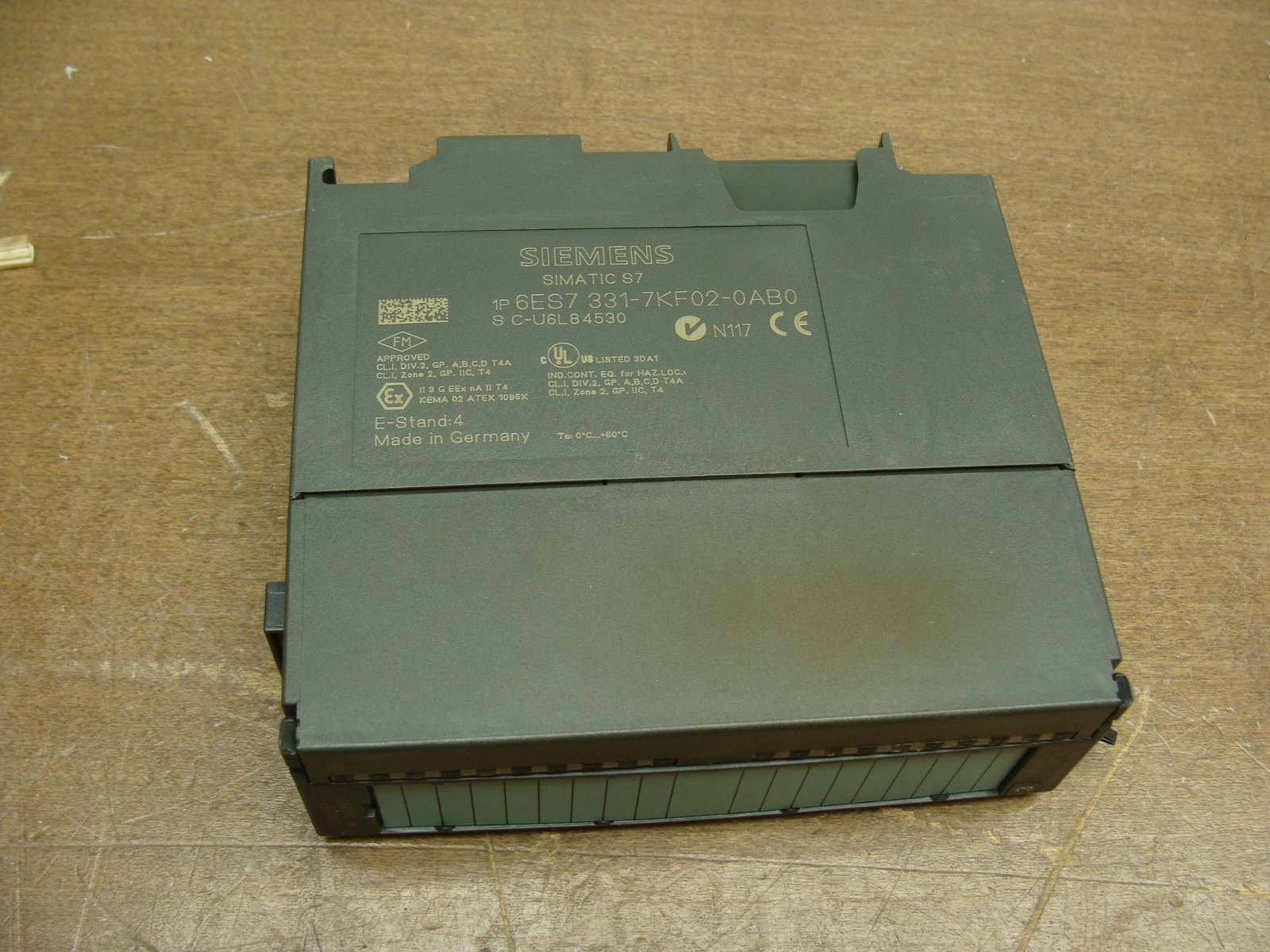 SIEMENS SIMATIC S7-300 ANALOG INPUT MODULE SM331 6ES7 331-7KF02-0AB0
