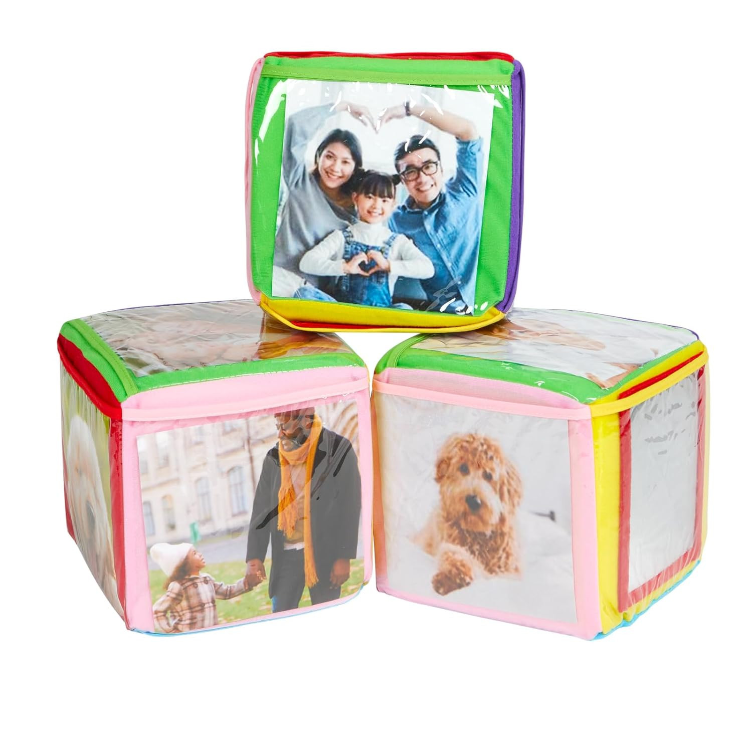 Infant Photo Cubes with Mirror Set of 3 Classroom Activity (Item # PICS)