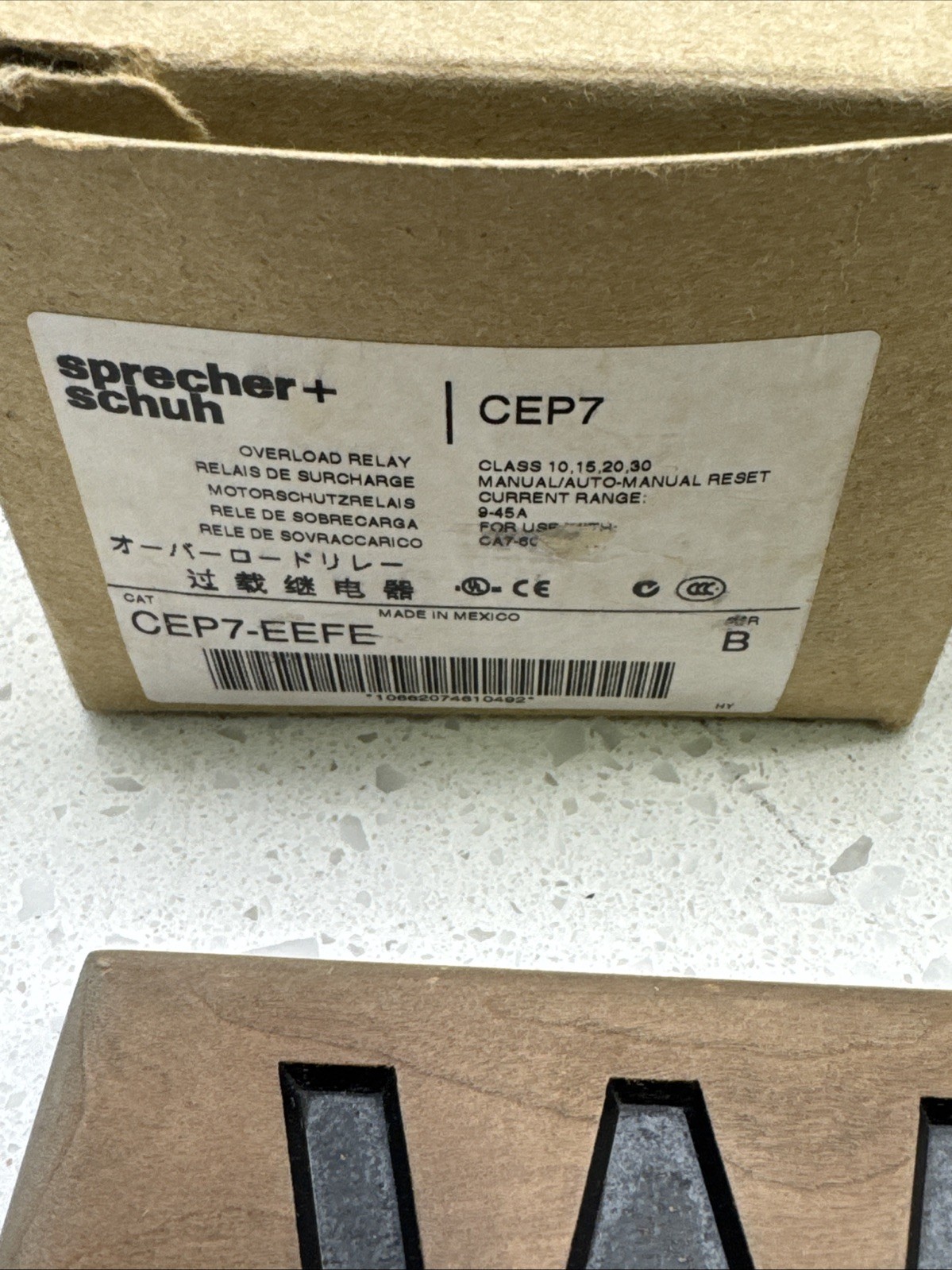 SPRECHER+SCHUH CEP7-EEFE SER. B 600V 9-45A NSMP