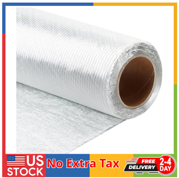 1708 Biaxial Fiberglass Cloth Mat Roll 50 X 360 | Heavy Duty 10 Yards Long Fib