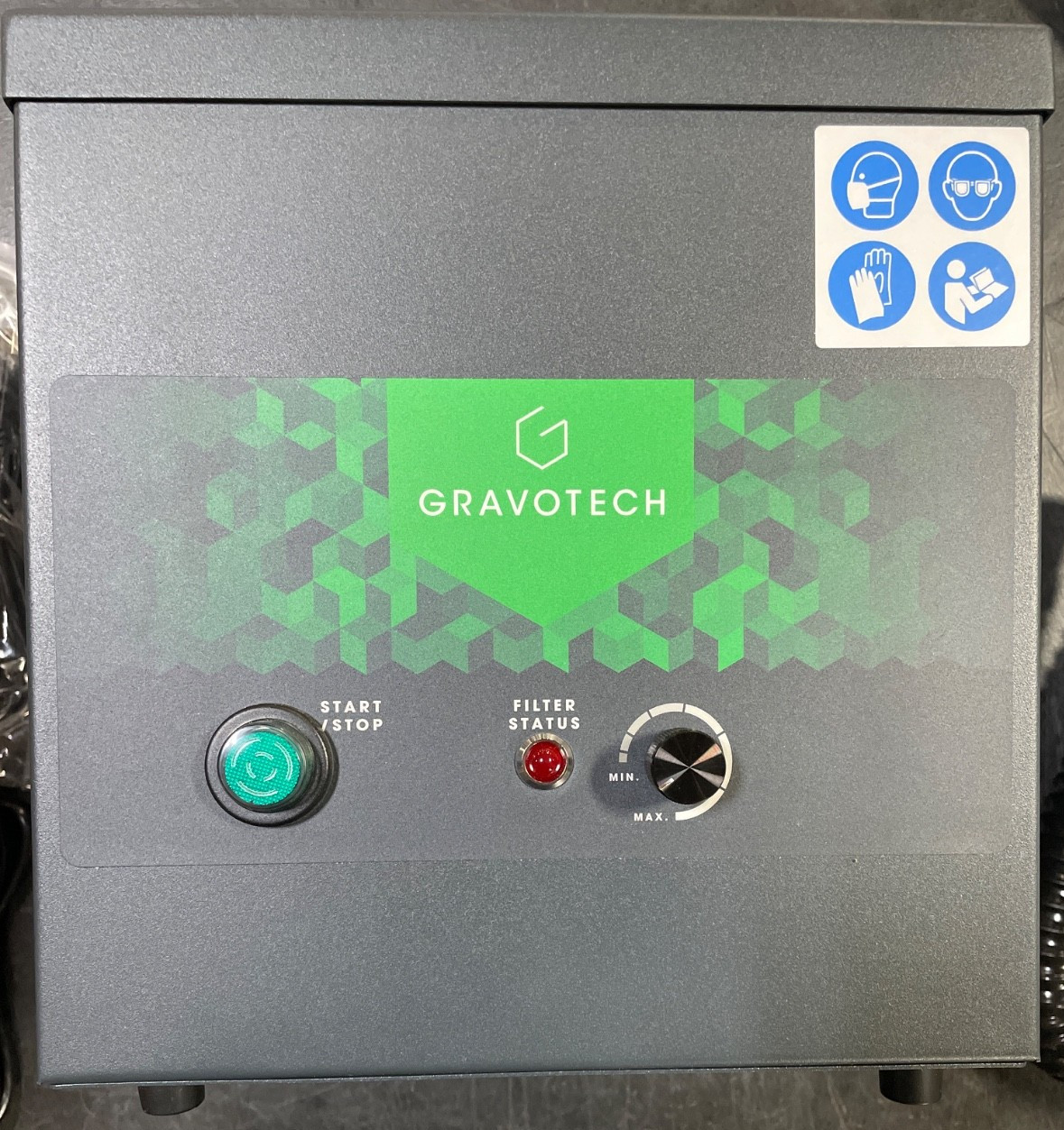 Gravortech Automated Mini Exhaust/Filtration Unit -Galvo Lasers- WeLase ES Mini
