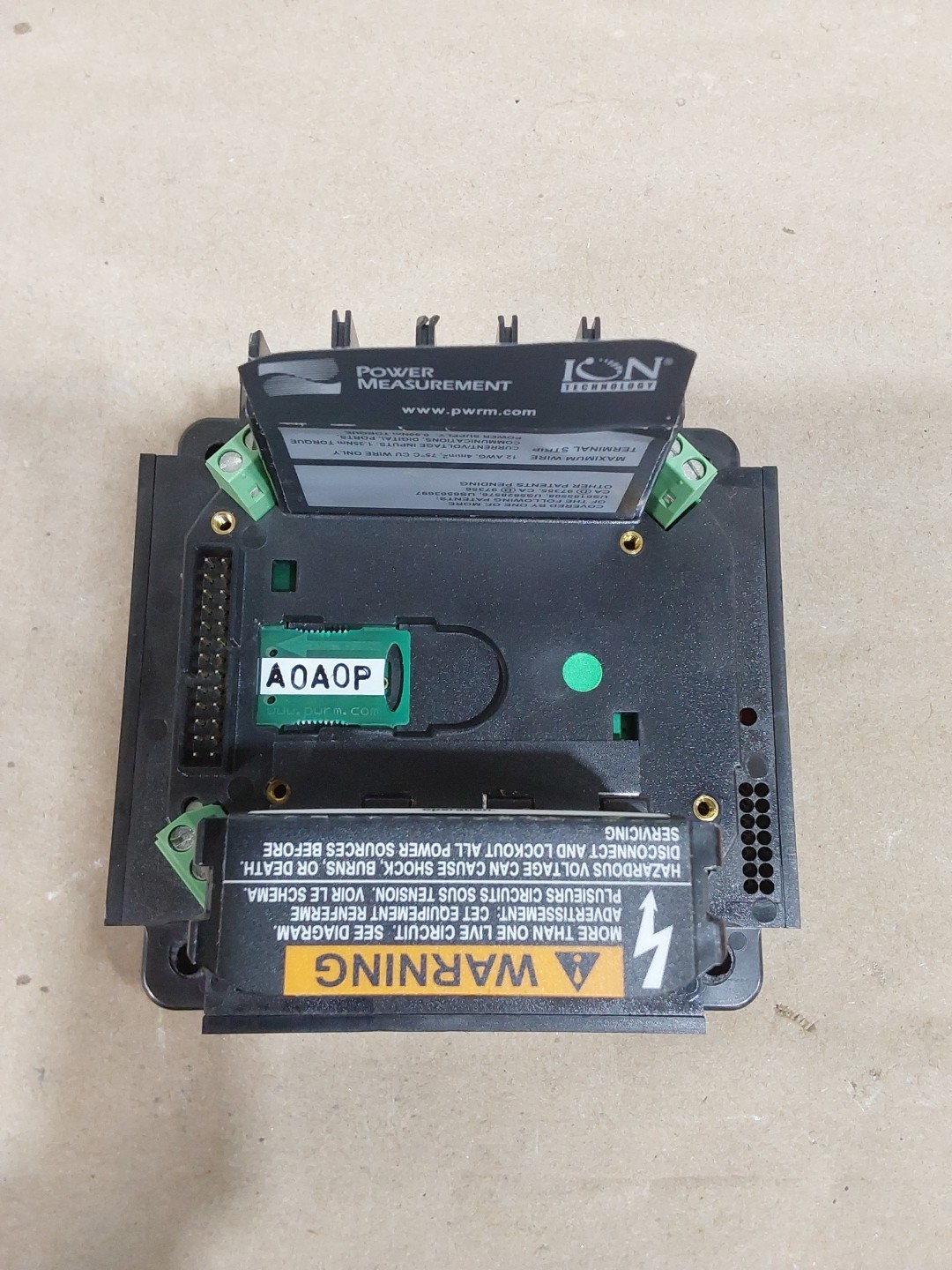 Power Measurement Ion Power Meter 6200 P620BT1A00 3Ph 400V L-N 690V L-L Used