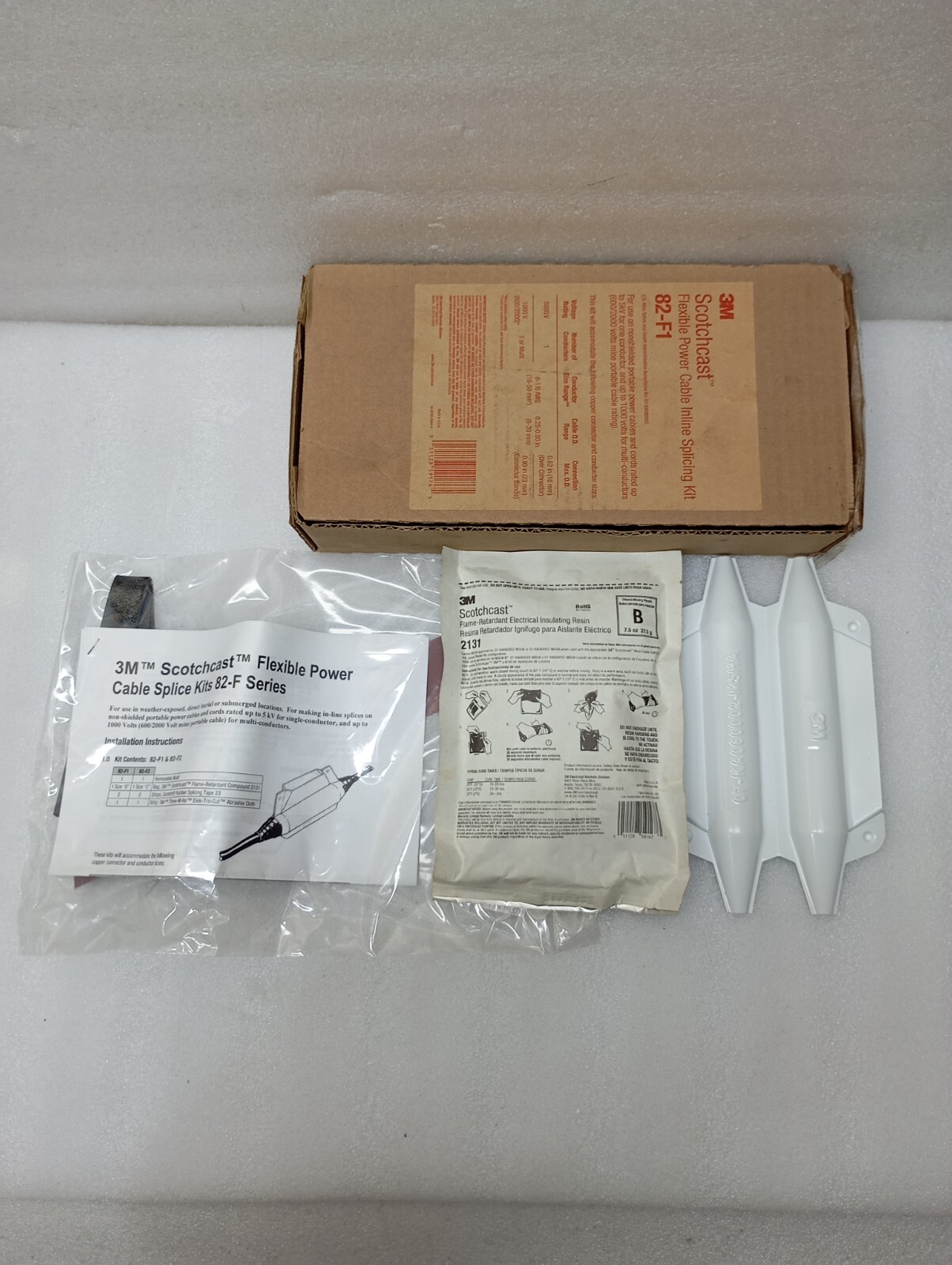 3M Scotch cast Flexible Power Supply Tap Splice Kit 82-F1 (FREE FAST SHIPPING)