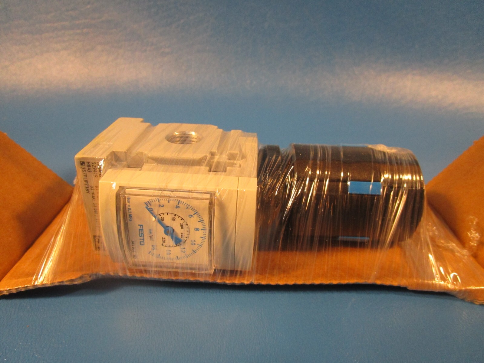 FESTO MS4-LR-1/4-D7-AS, 529419, Pressure Regulator, 0.5 to 12 bar, G 1/4 ports
