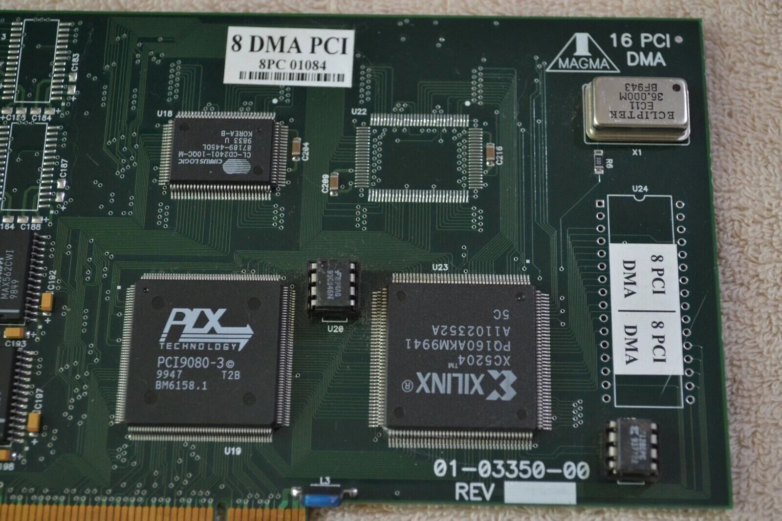 MAGMA 01-03350-00 8 DMA PCI 07-03350-00 REV B0 USED