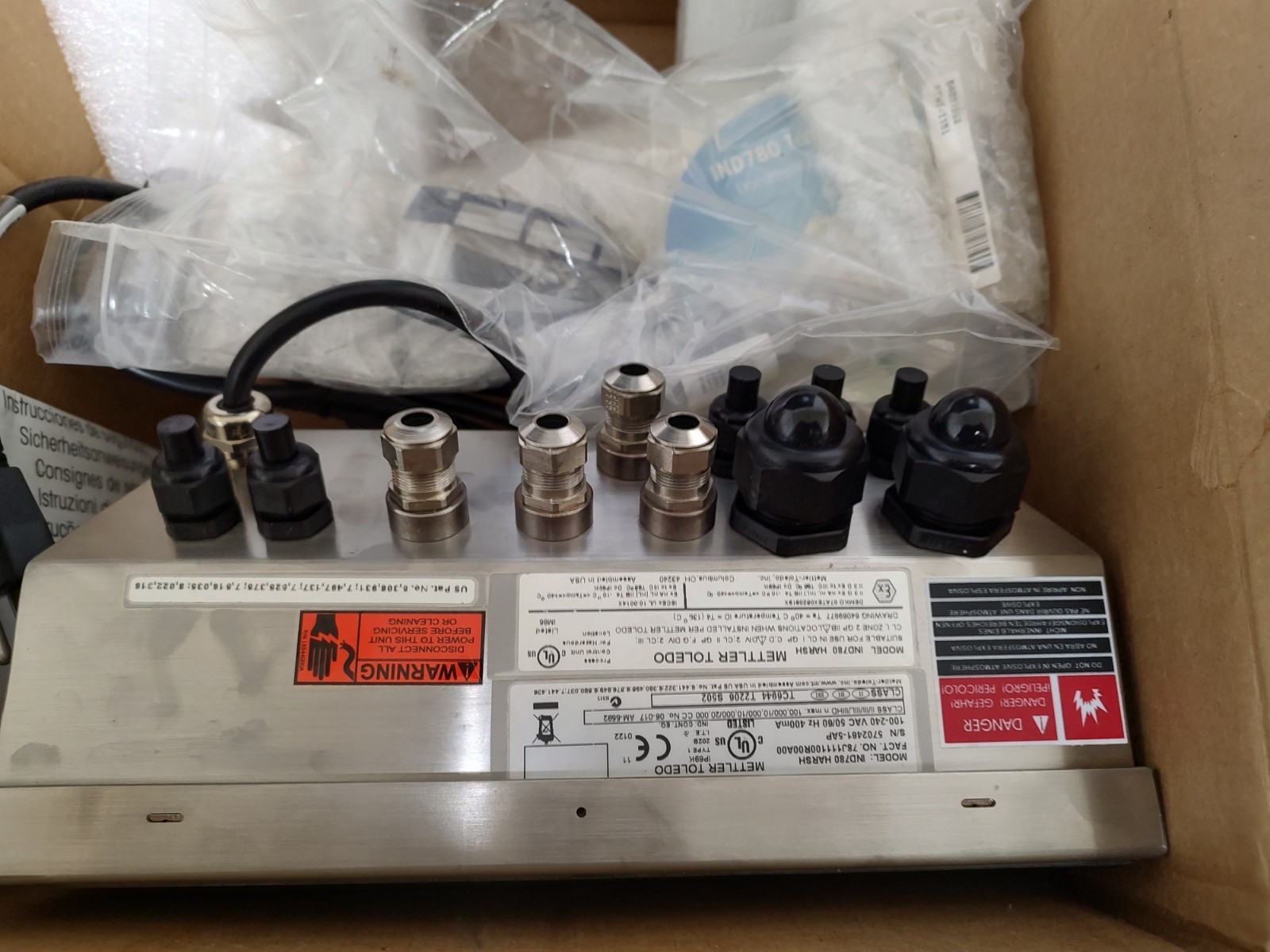 🔥NEW – METTLER – TOLEDO IND780 HARSH, SCALE HEAD