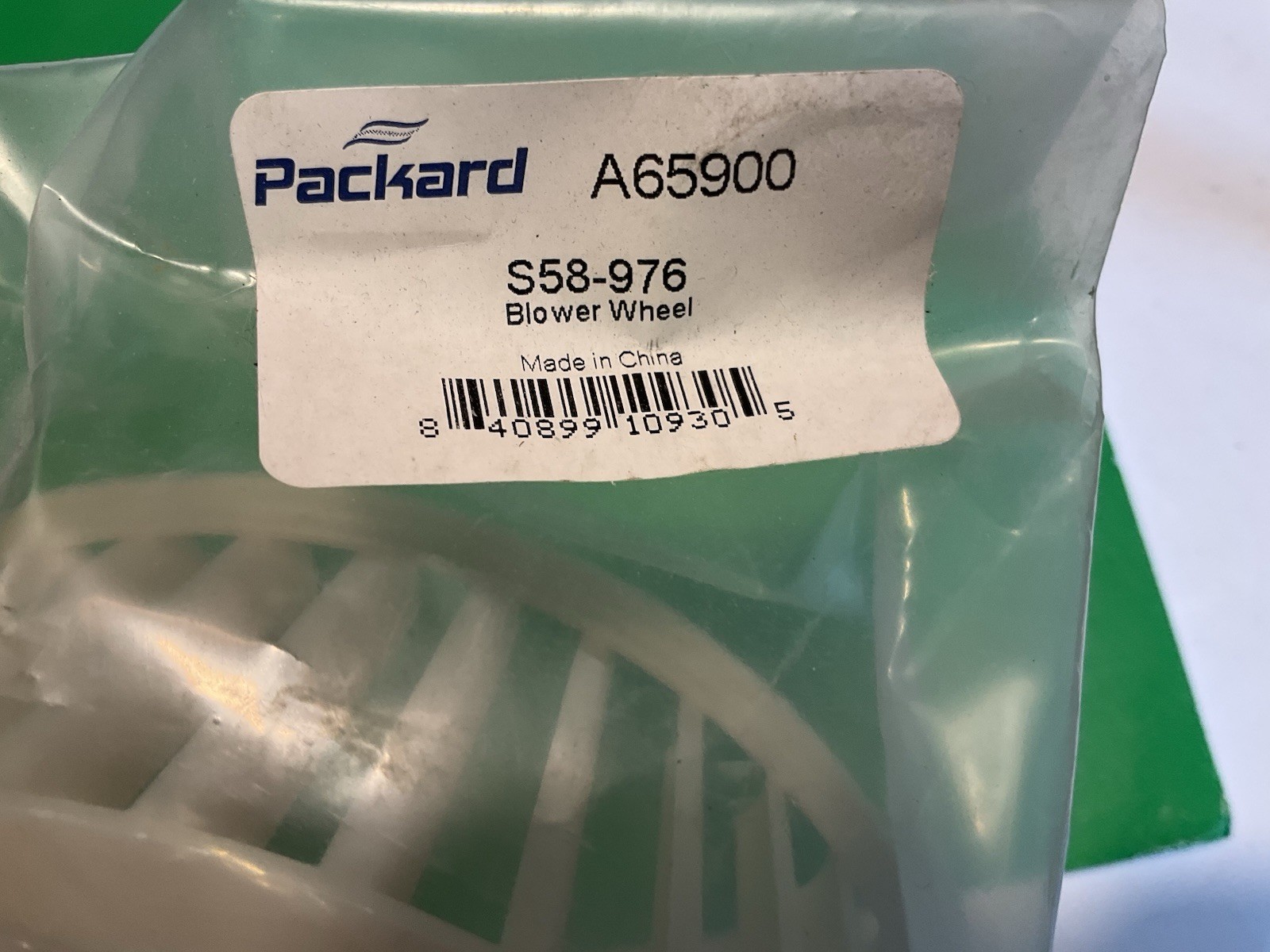 Packard A65900 Fan Blower Wheel S58-976. New