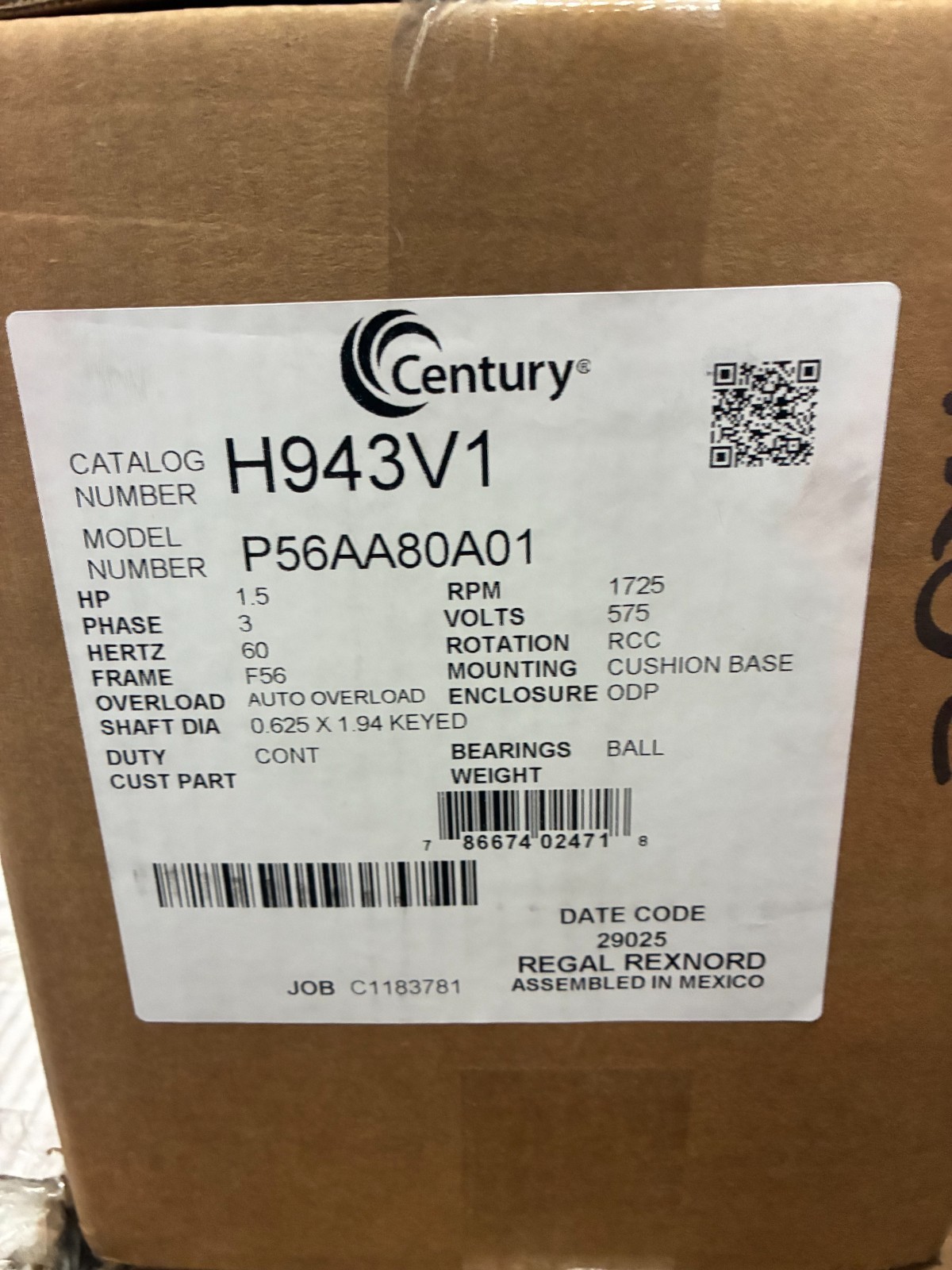 CENTURY H943V1