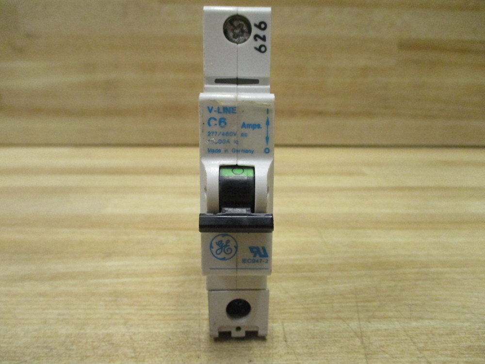 General Electric V07106 V-Line 6 Amp Circuit Breaker GE (Pack of 3)