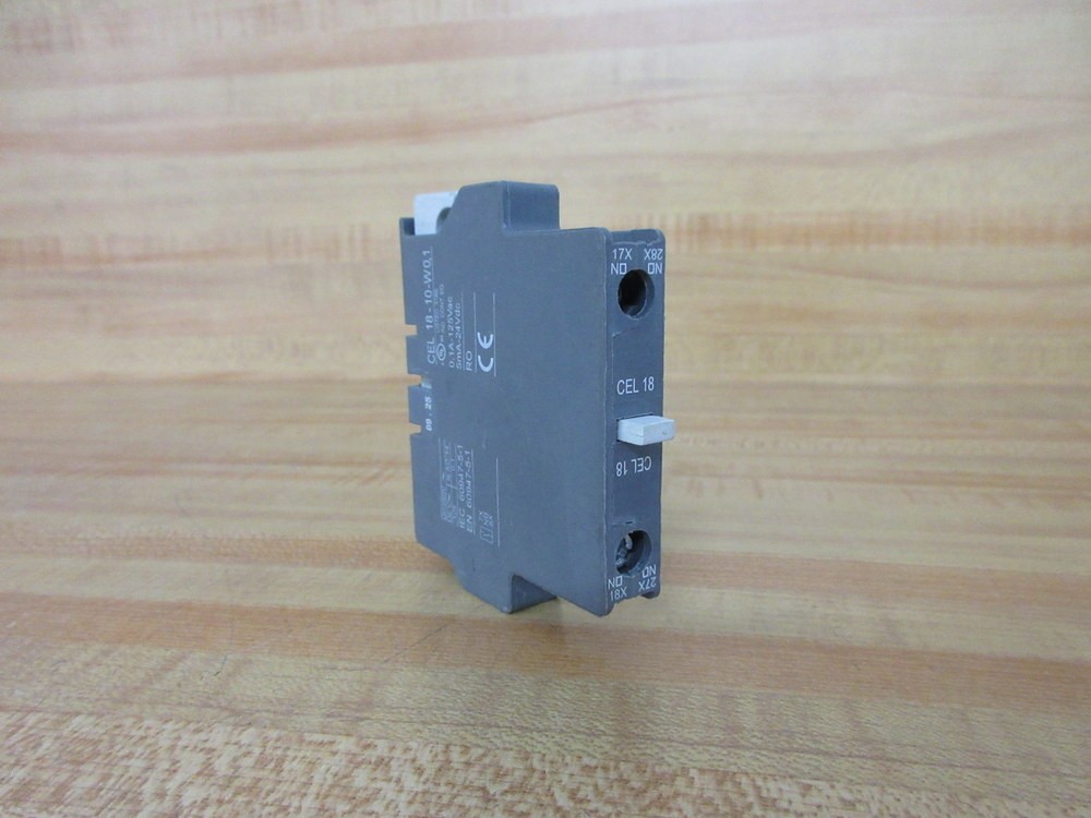 Asea Brown Boveri CEL 18-10-W0,1 ABB Auxiliary Contact CEL1810W01