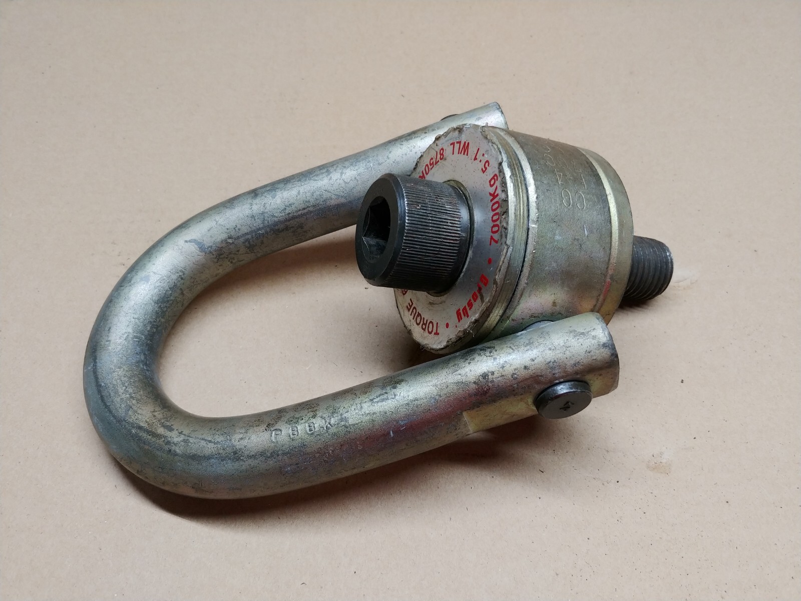 Crosby M30-3.50 x 61.70 mm HR-125M Swivel Hoist Ring – 7000 kg WLL # 1016679