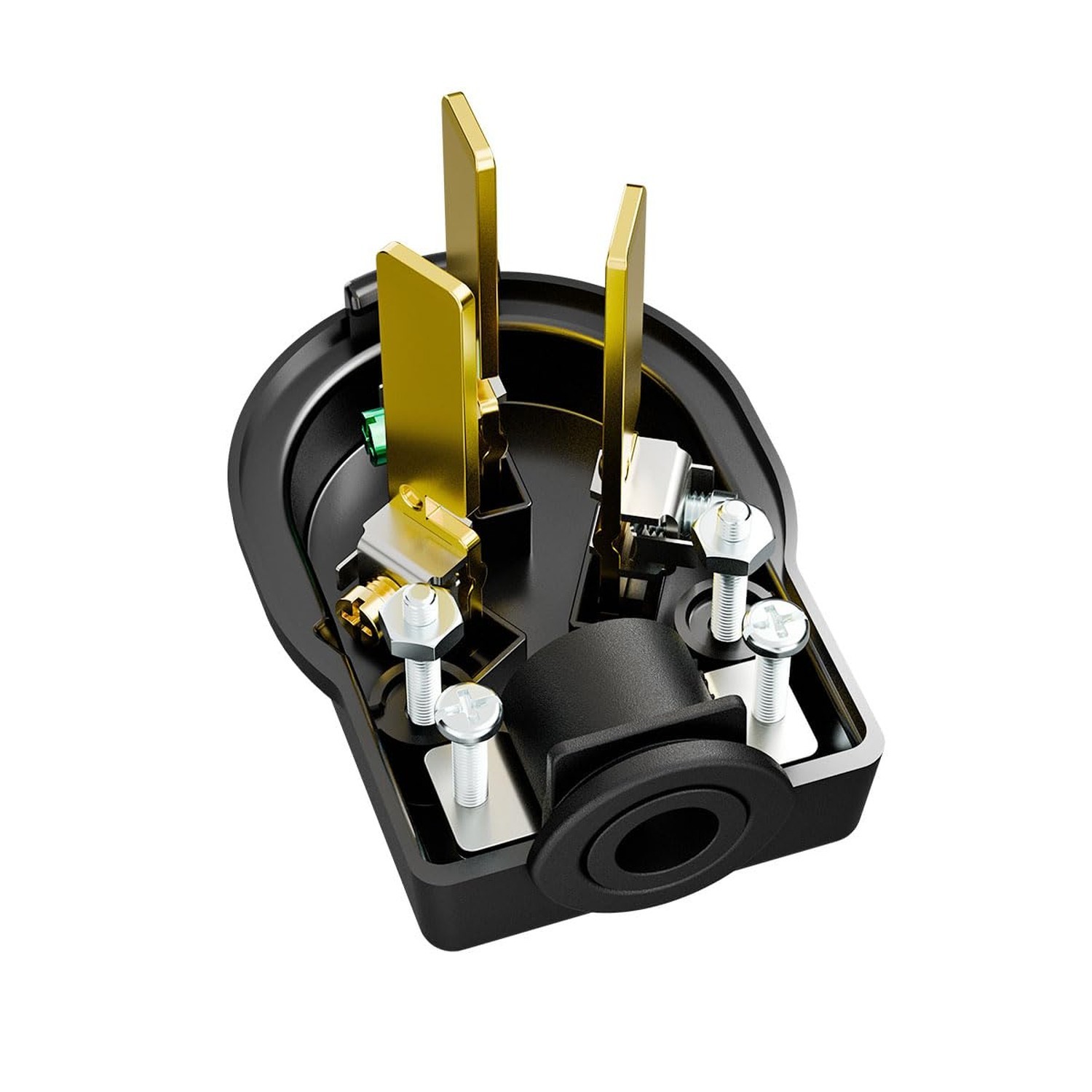 Nema 10-50P 50 Amp 125/250 Volt 3 Pole 3 Wire Grounding Straight Blade Plug f…