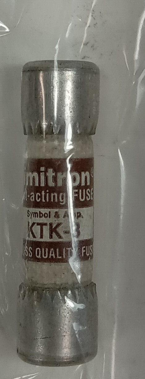 1 NEW LIMITRON KTK-3 FAST-ACTING FUSE NNB ***MAKE OFFER***